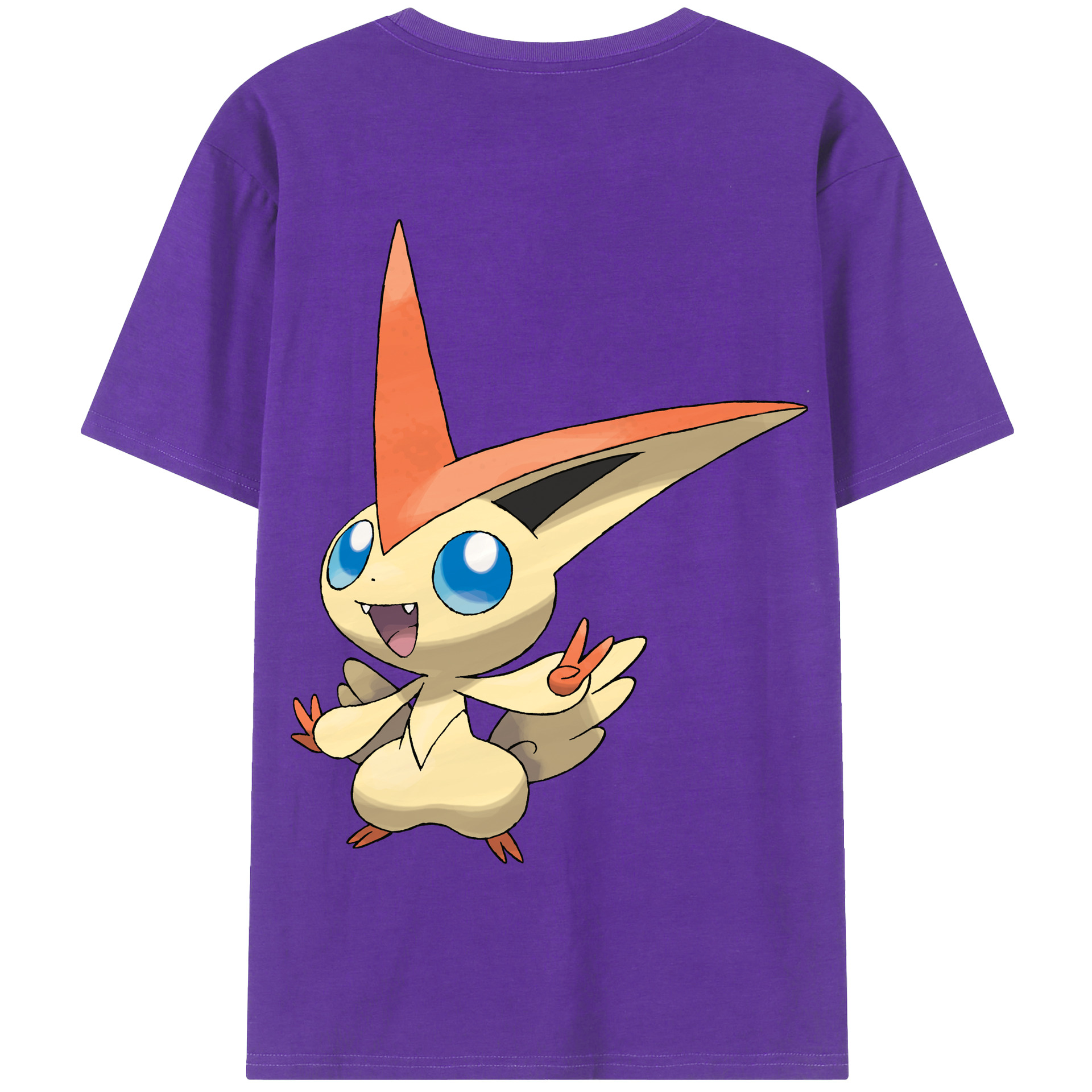 （画像用） ポケットモンスター Pokémon 綿100％半袖Tシャツ（背面プリント）