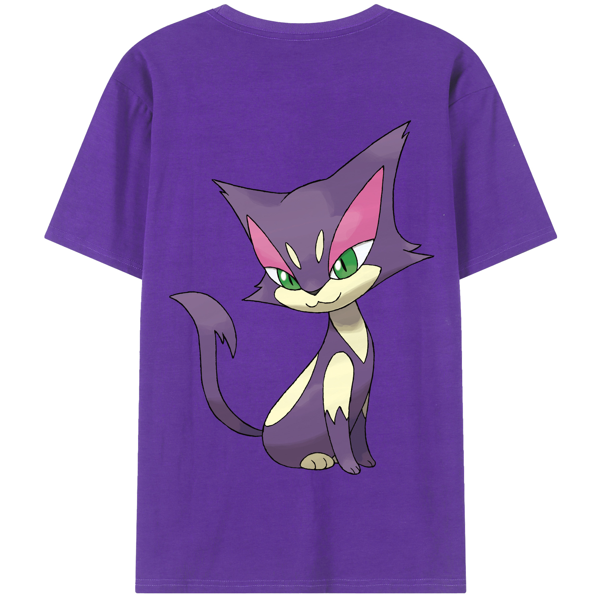 （画像用） ポケットモンスター Pokémon 綿100％半袖Tシャツ（背面プリント）
