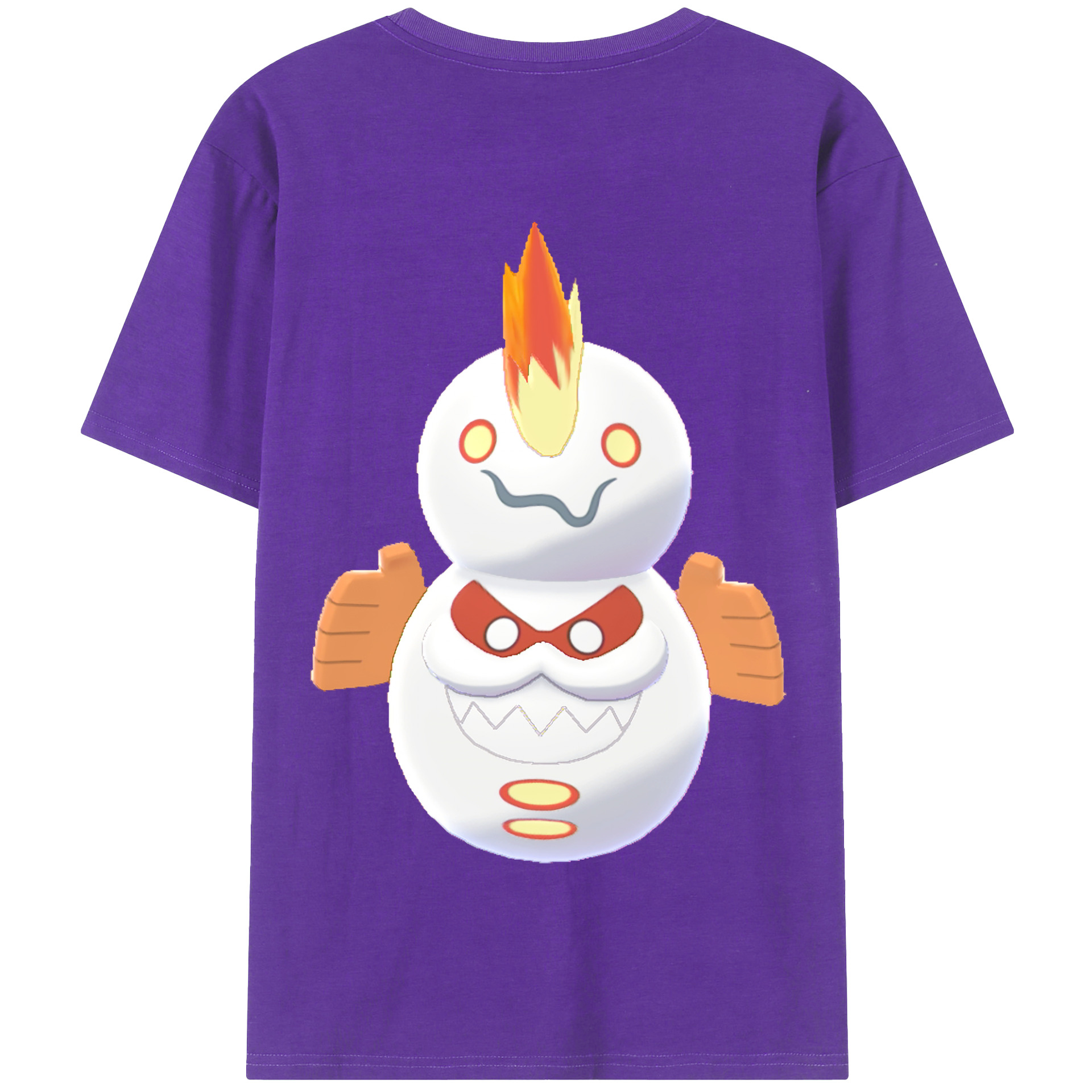 （画像用） ポケットモンスター Pokémon 綿100％半袖Tシャツ（背面プリント）