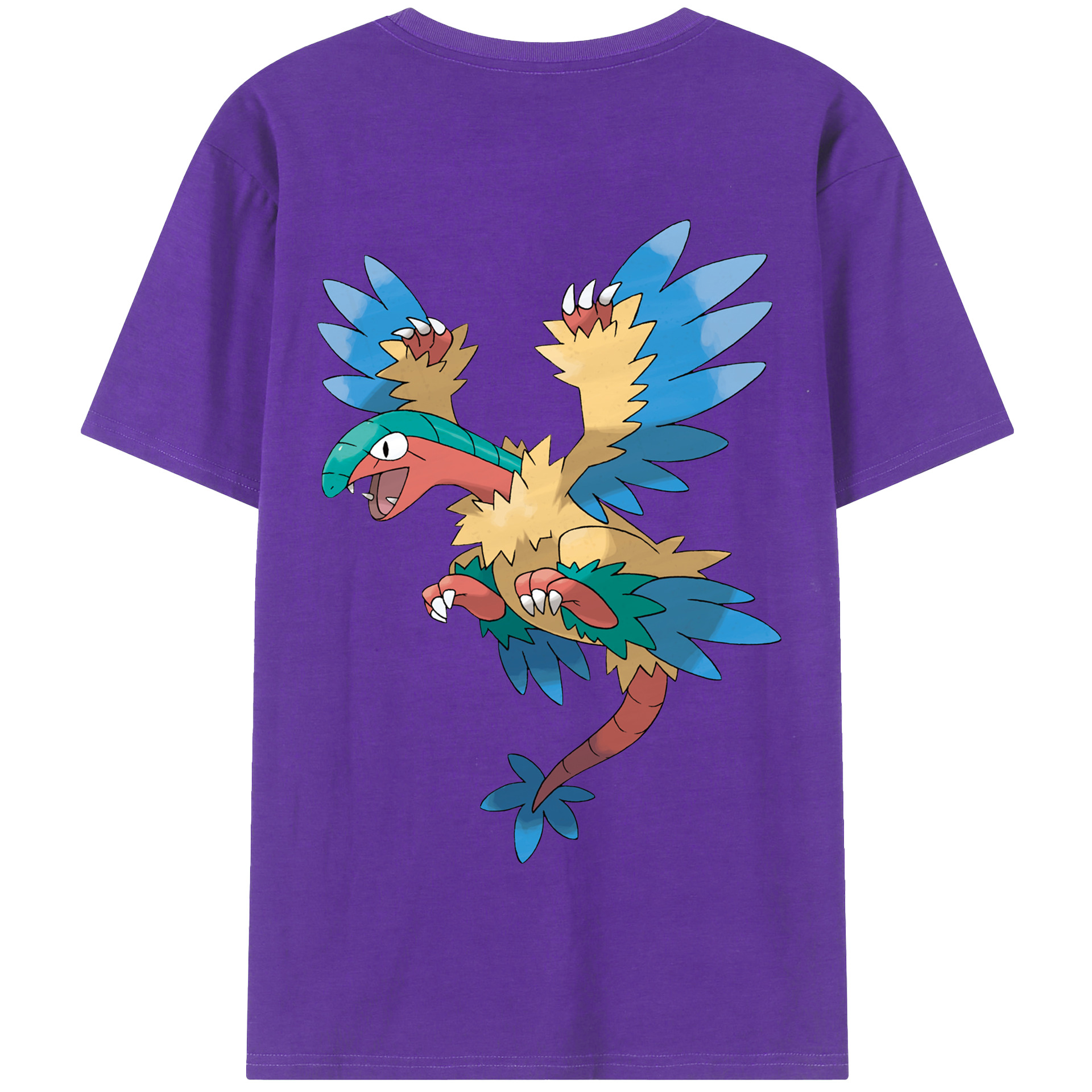 （画像用） ポケットモンスター Pokémon 綿100％半袖Tシャツ（背面プリント）