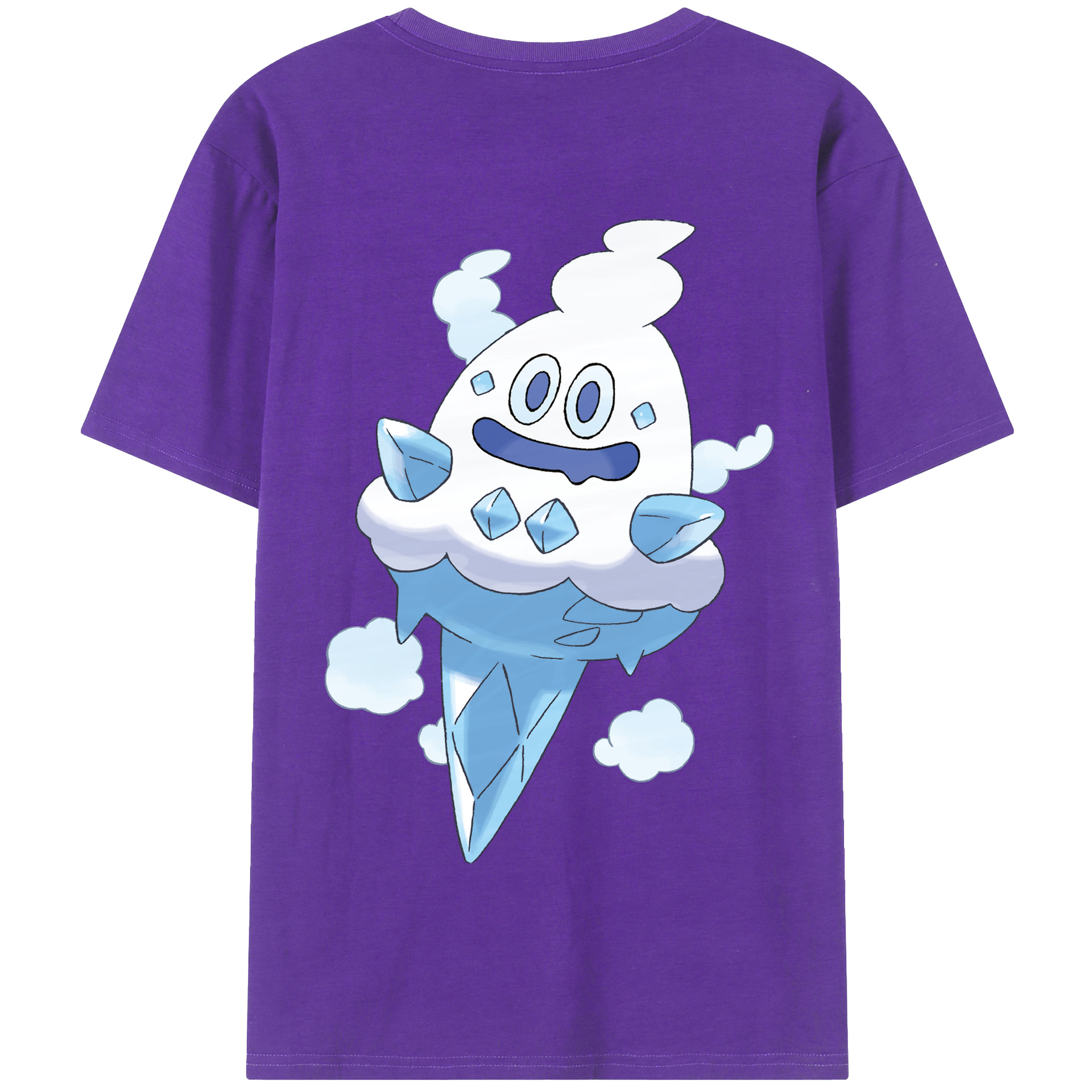 （画像用） ポケットモンスター Pokémon 綿100％半袖Tシャツ（背面プリント）