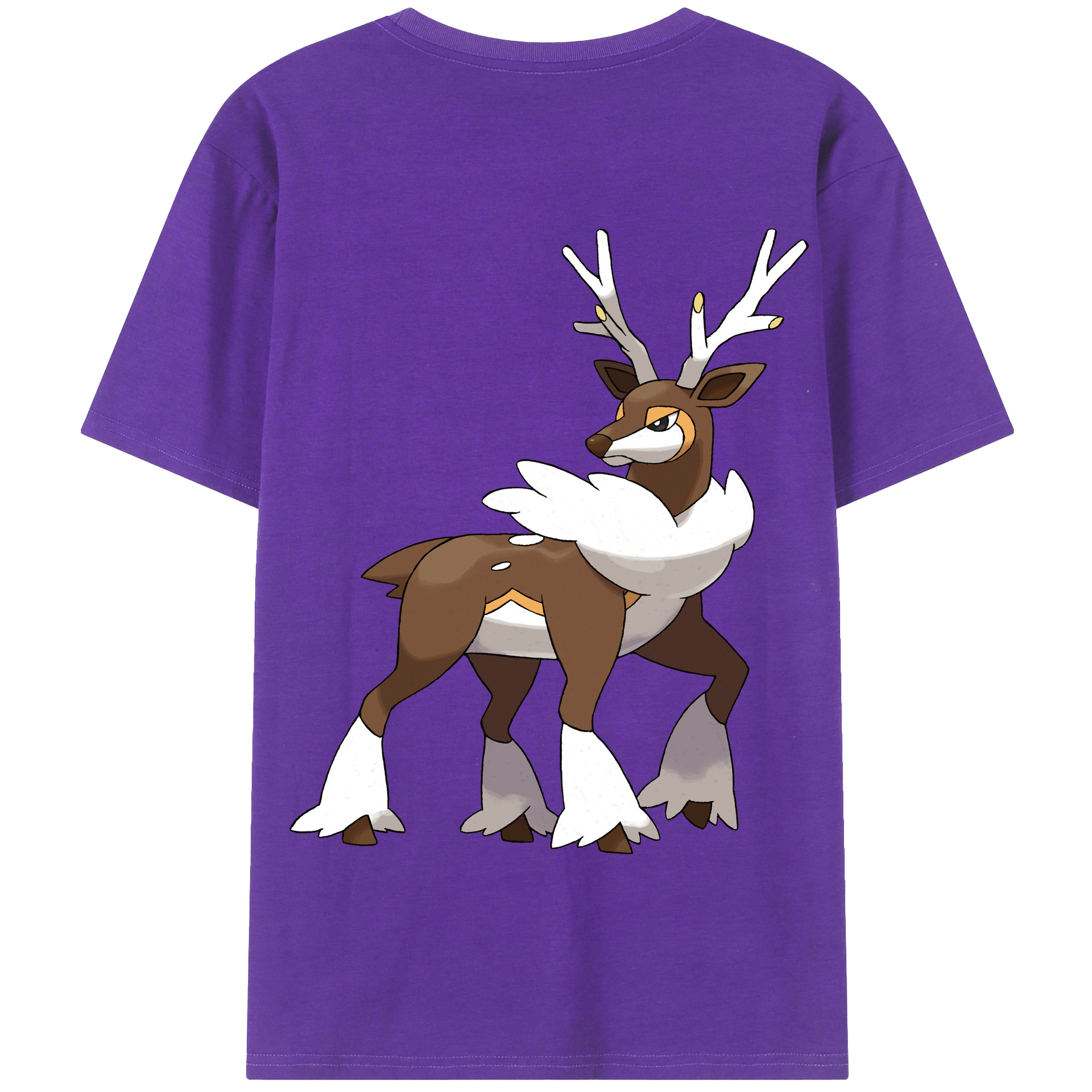 （画像用） ポケットモンスター Pokémon 綿100％半袖Tシャツ（背面プリント）