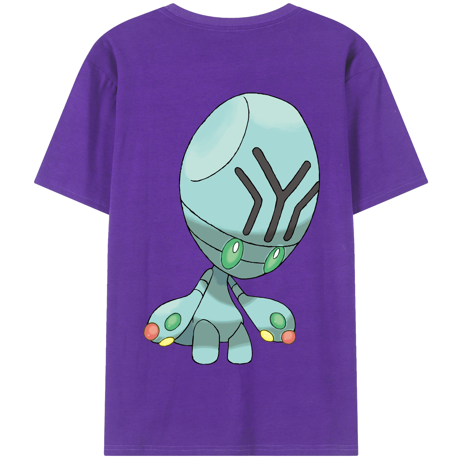 （画像用） ポケットモンスター Pokémon 綿100％半袖Tシャツ（背面プリント）