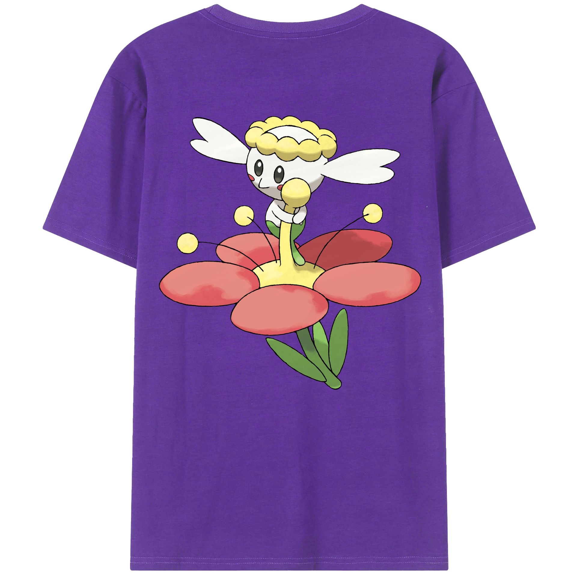 （画像用） ポケットモンスター Pokémon 綿100％半袖Tシャツ（背面プリント）