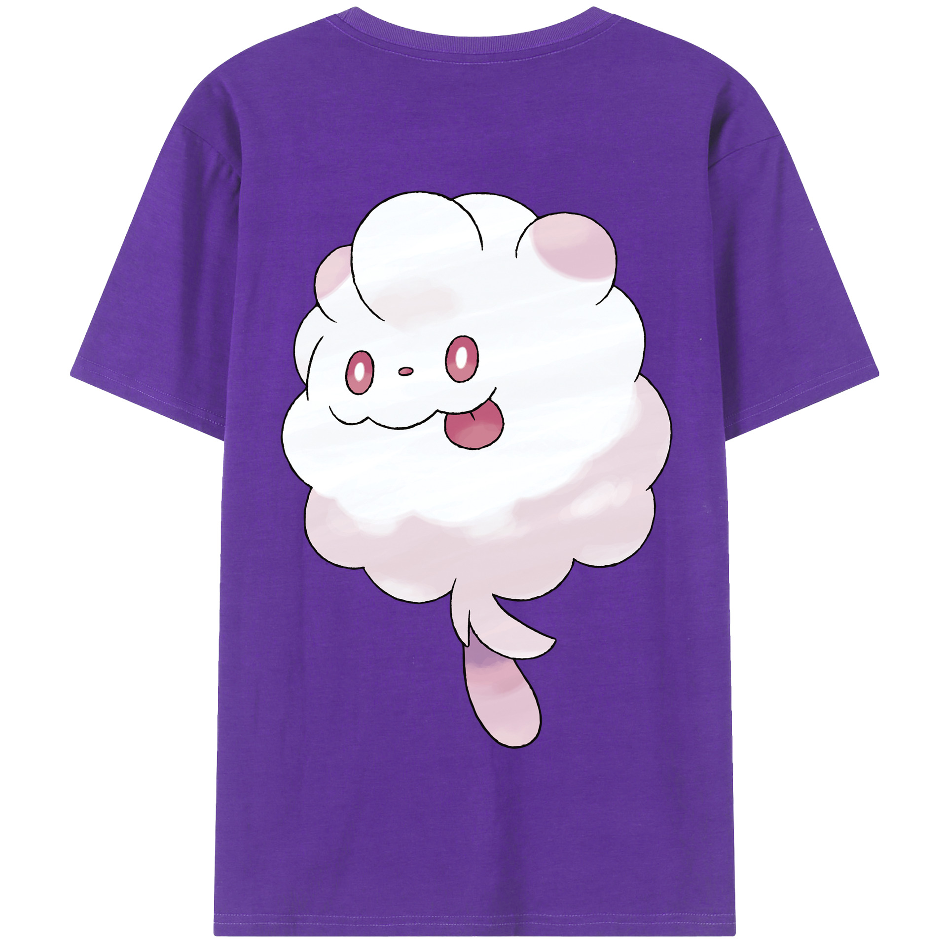 （画像用） ポケットモンスター Pokémon 綿100％半袖Tシャツ（背面プリント）