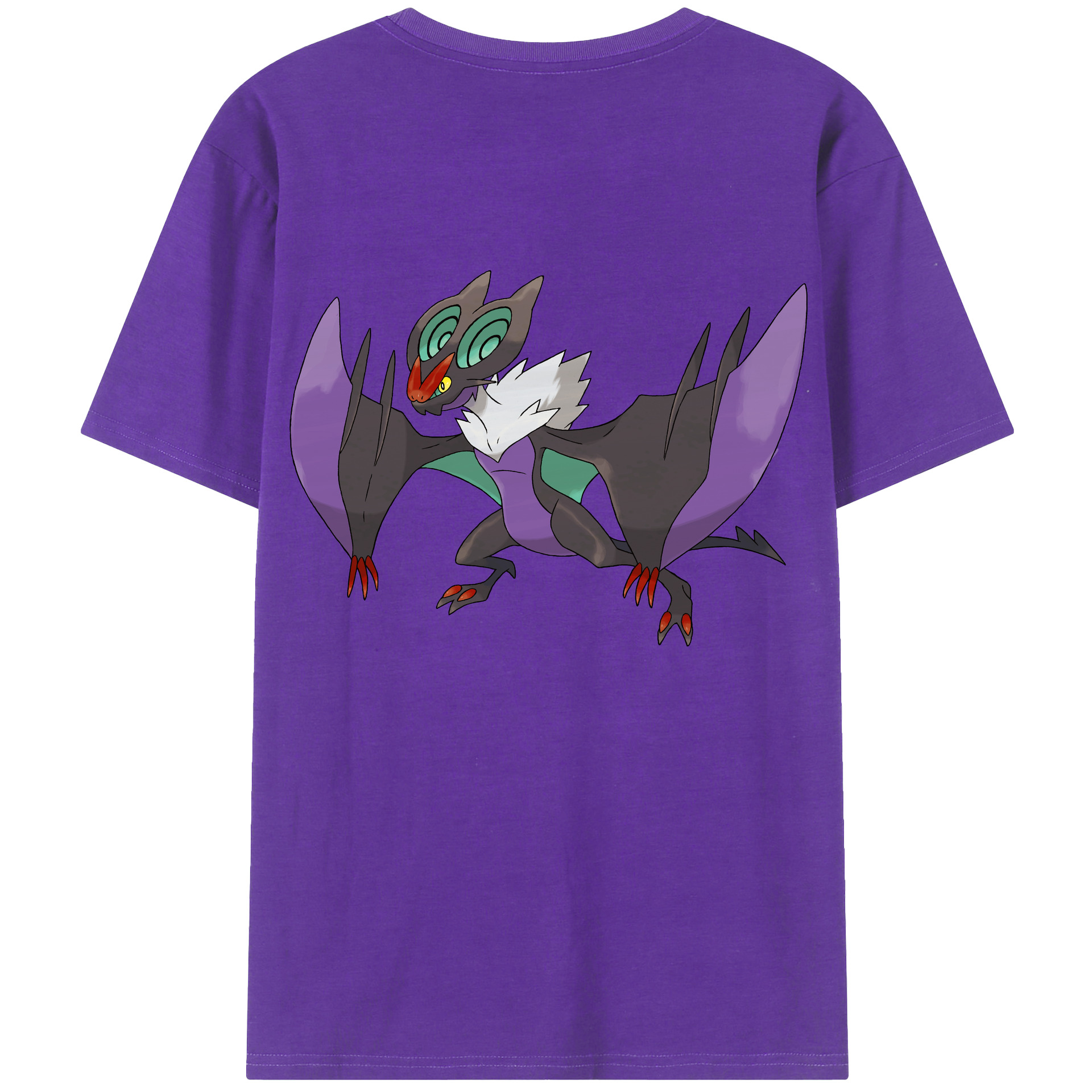 （画像用） ポケットモンスター Pokémon 綿100％半袖Tシャツ（背面プリント）