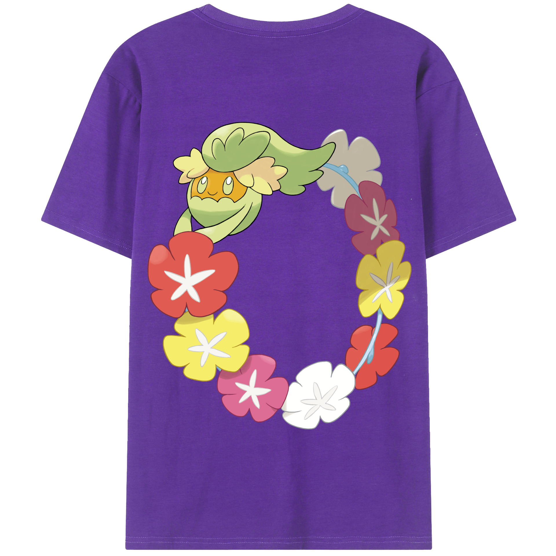（画像用） ポケットモンスター Pokémon 綿100％半袖Tシャツ（背面プリント）