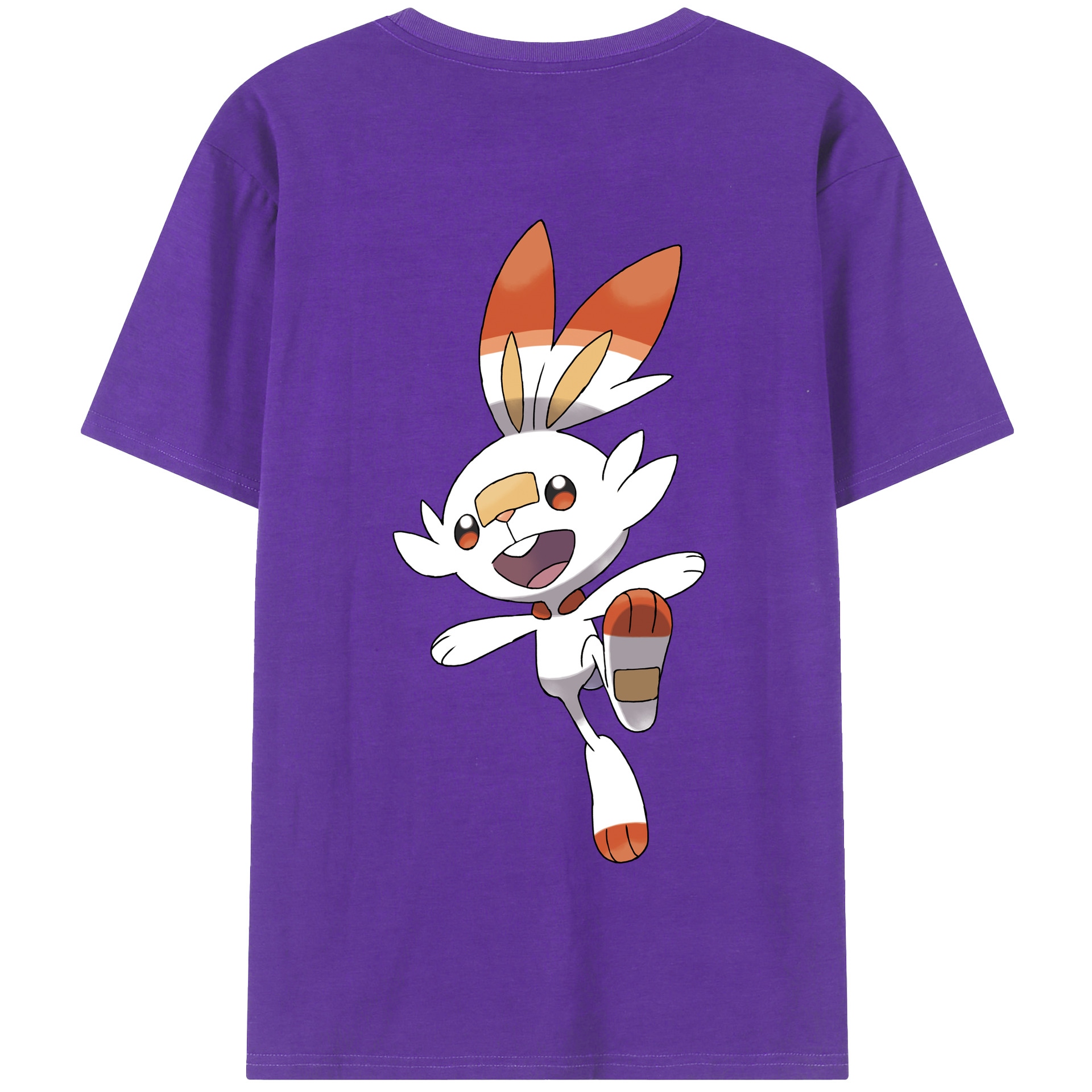 （画像用） ポケットモンスター Pokémon 綿100％半袖Tシャツ（背面プリント）