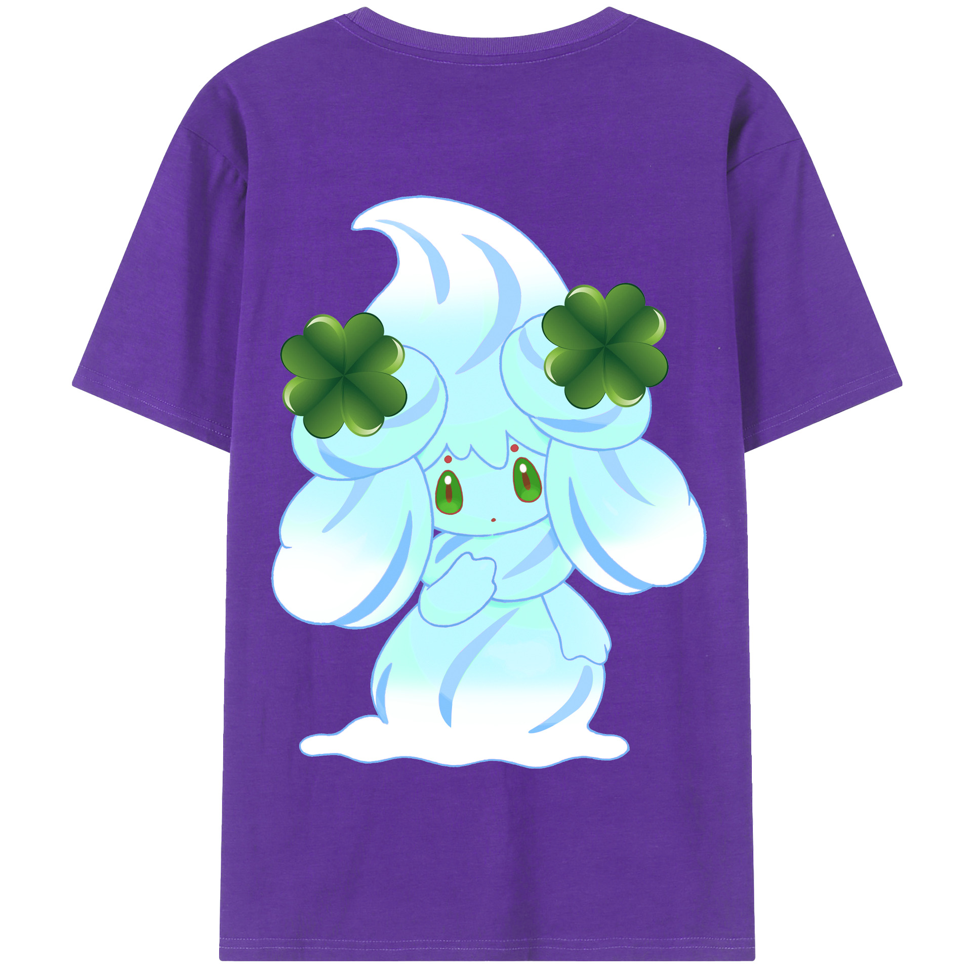 （画像用） ポケットモンスター Pokémon 綿100％半袖Tシャツ（背面プリント）