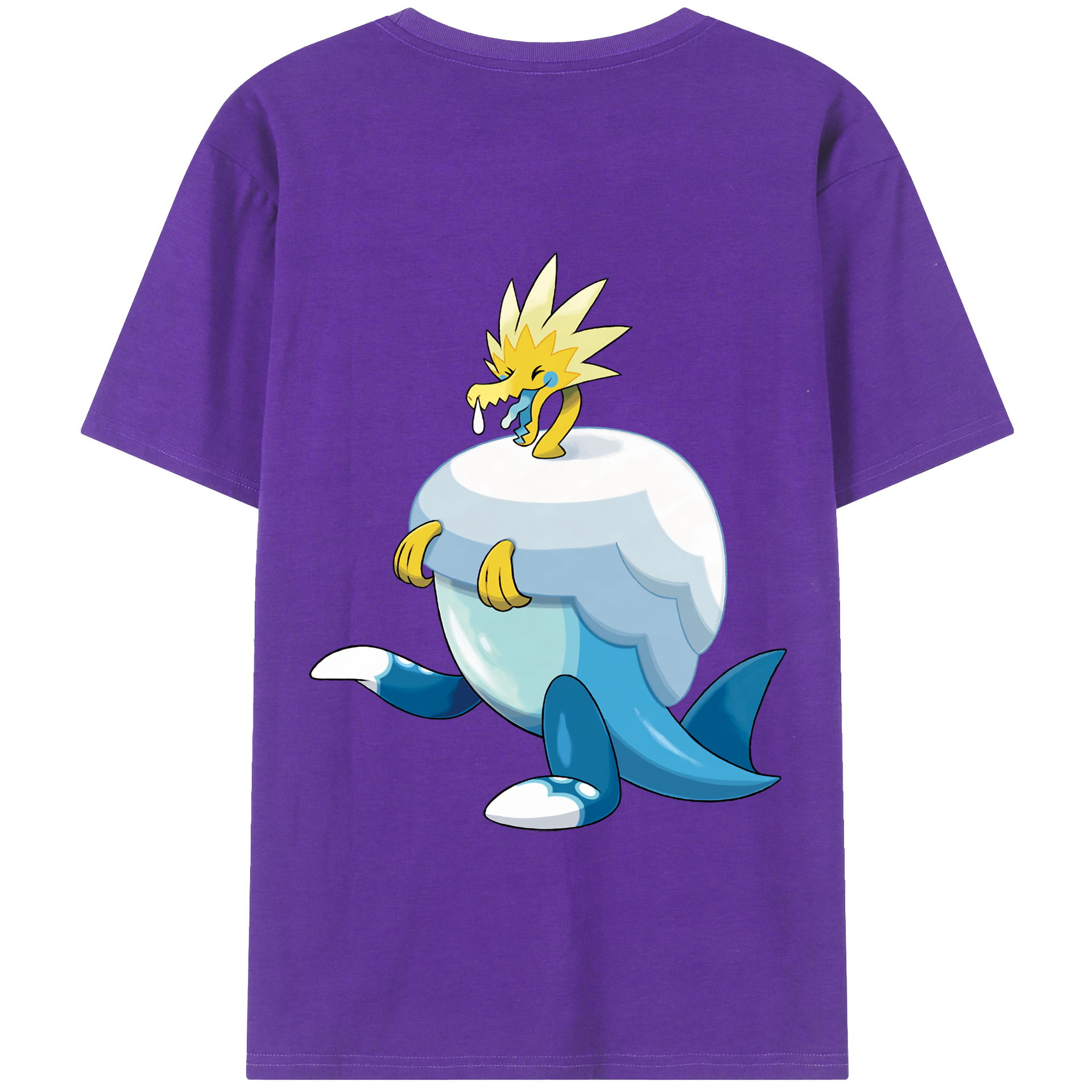 （画像用） ポケットモンスター Pokémon 綿100％半袖Tシャツ（背面プリント）