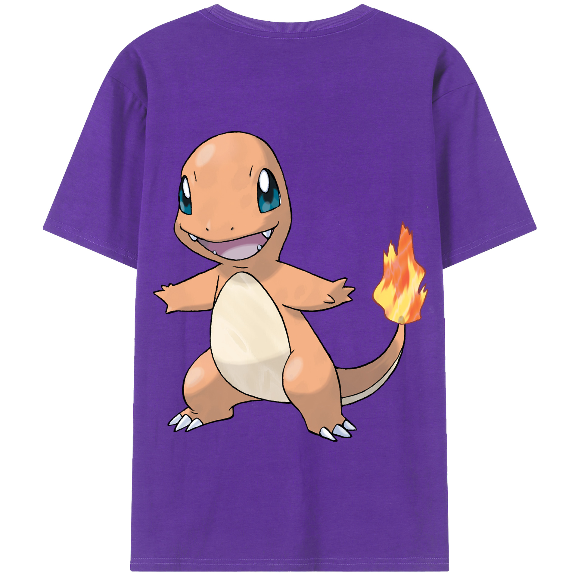 （画像用） ポケットモンスター Pokémon 綿100％半袖Tシャツ（背面プリント）
