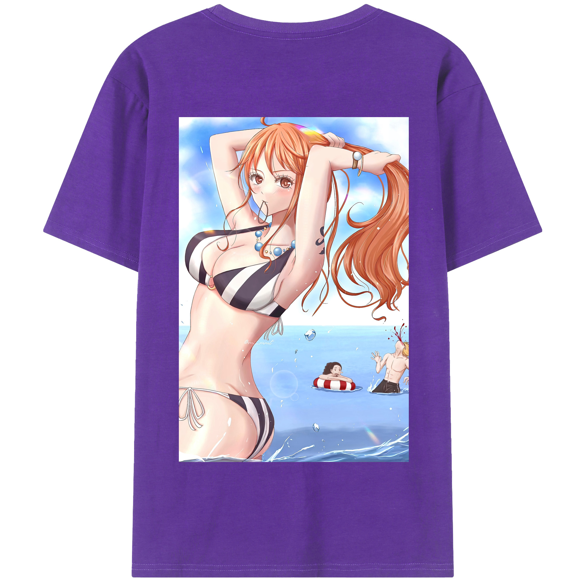 （画像用） ポケットモンスター Pokémon 綿100％半袖Tシャツ（背面プリント）