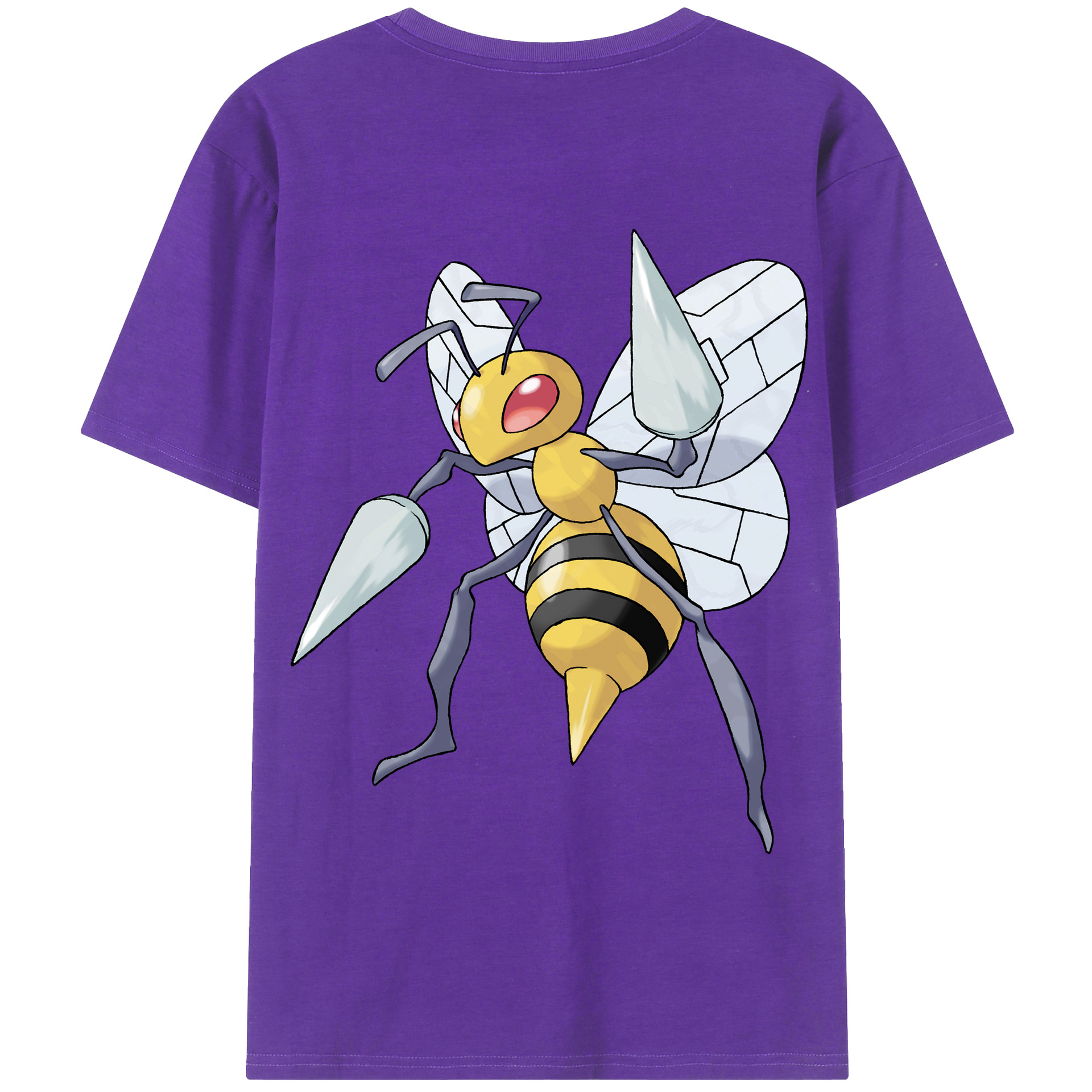 （画像用） ポケットモンスター Pokémon 綿100％半袖Tシャツ（背面プリント）