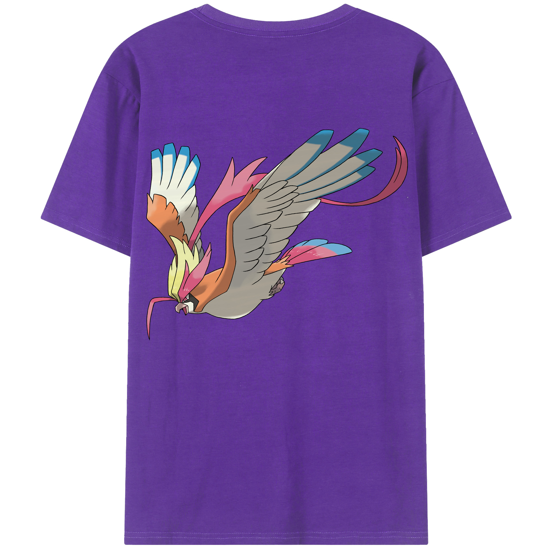（画像用） ポケットモンスター Pokémon 綿100％半袖Tシャツ（背面プリント）