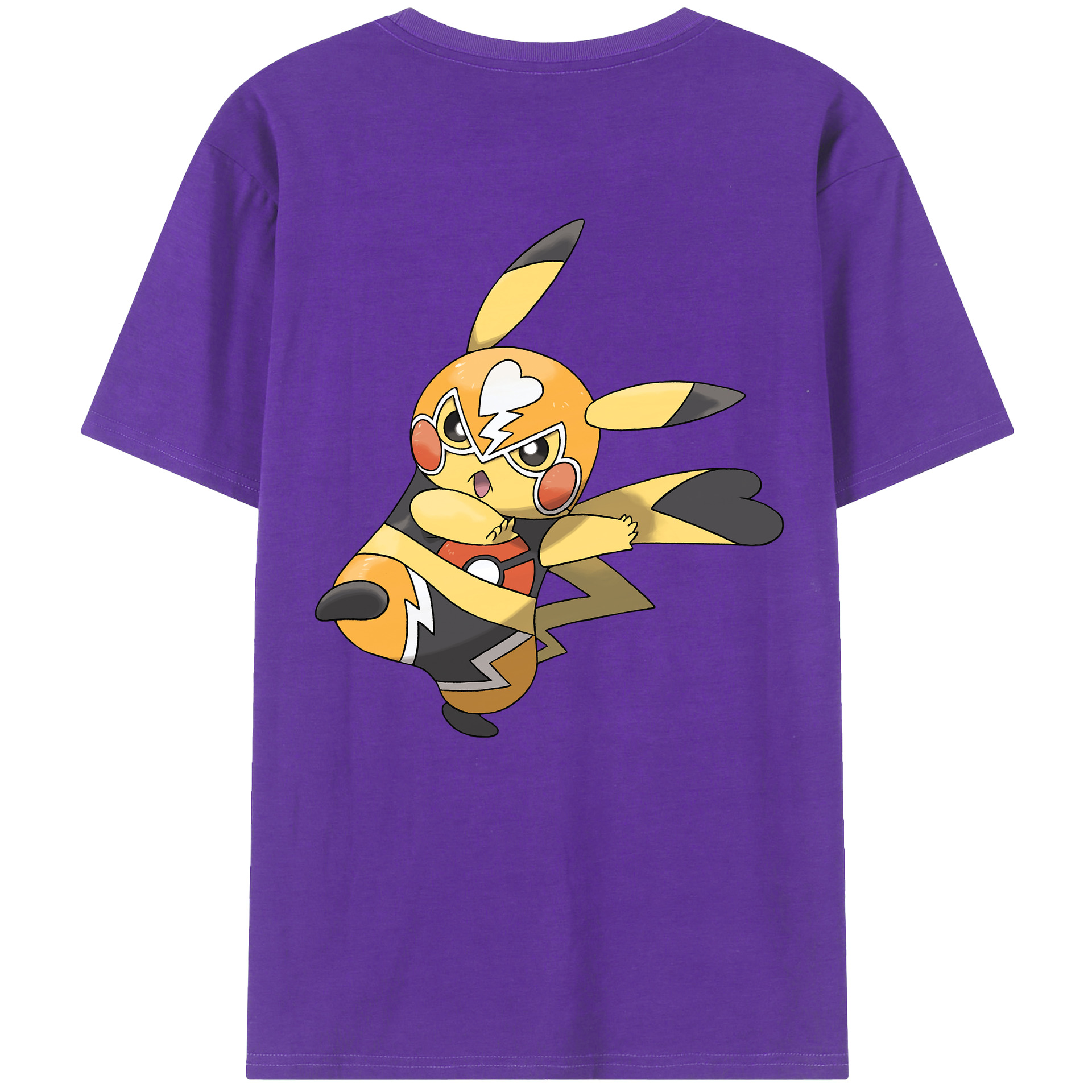 （画像用） ポケットモンスター Pokémon 綿100％半袖Tシャツ（背面プリント）