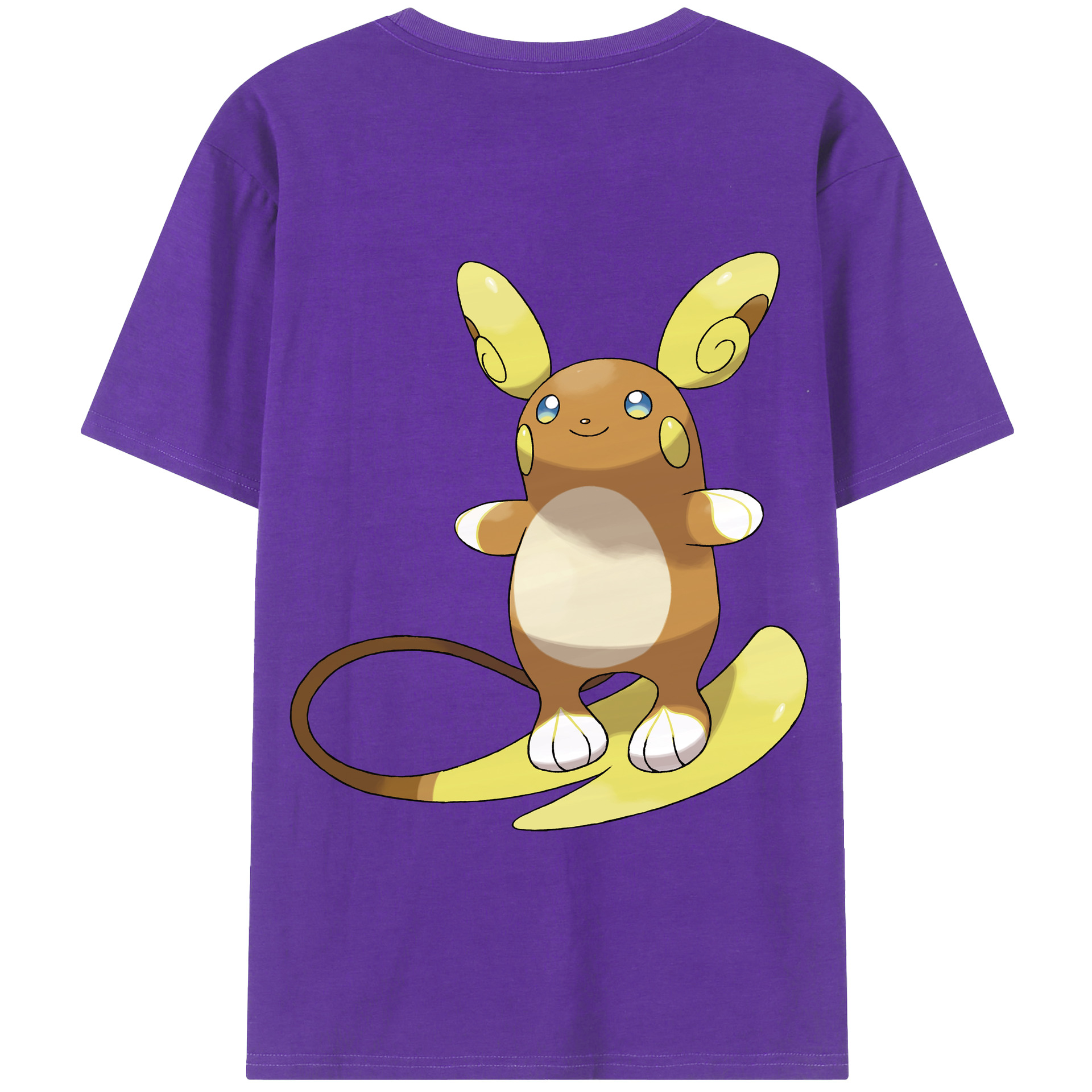 （画像用） ポケットモンスター Pokémon 綿100％半袖Tシャツ（背面プリント）