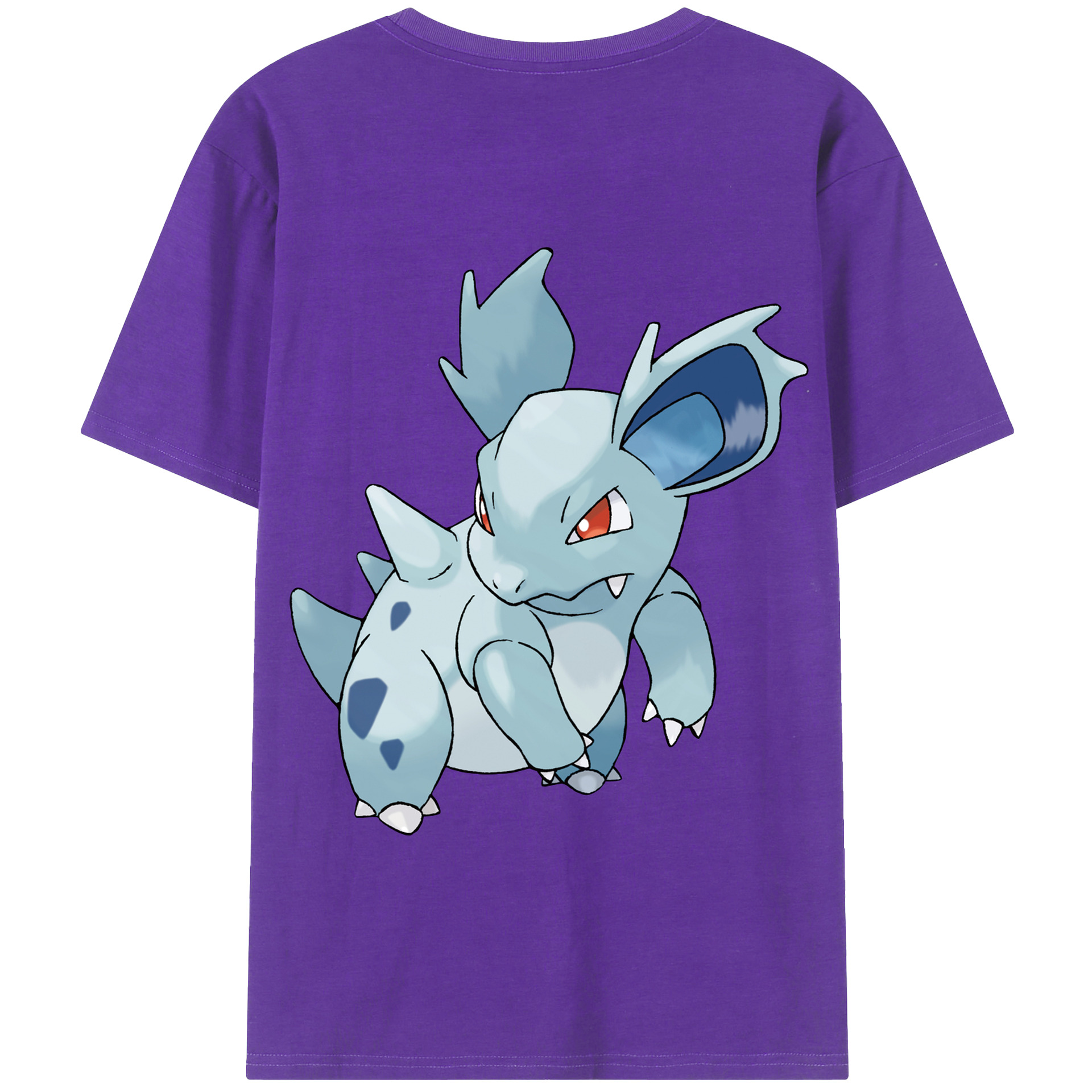 （画像用） ポケットモンスター Pokémon 綿100％半袖Tシャツ（背面プリント）