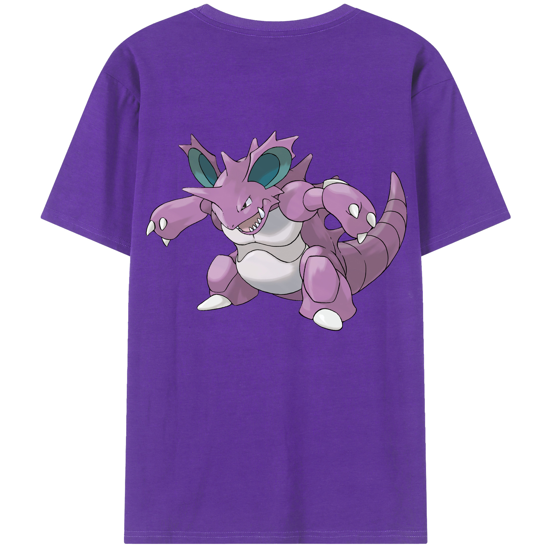 （画像用） ポケットモンスター Pokémon 綿100％半袖Tシャツ（背面プリント）