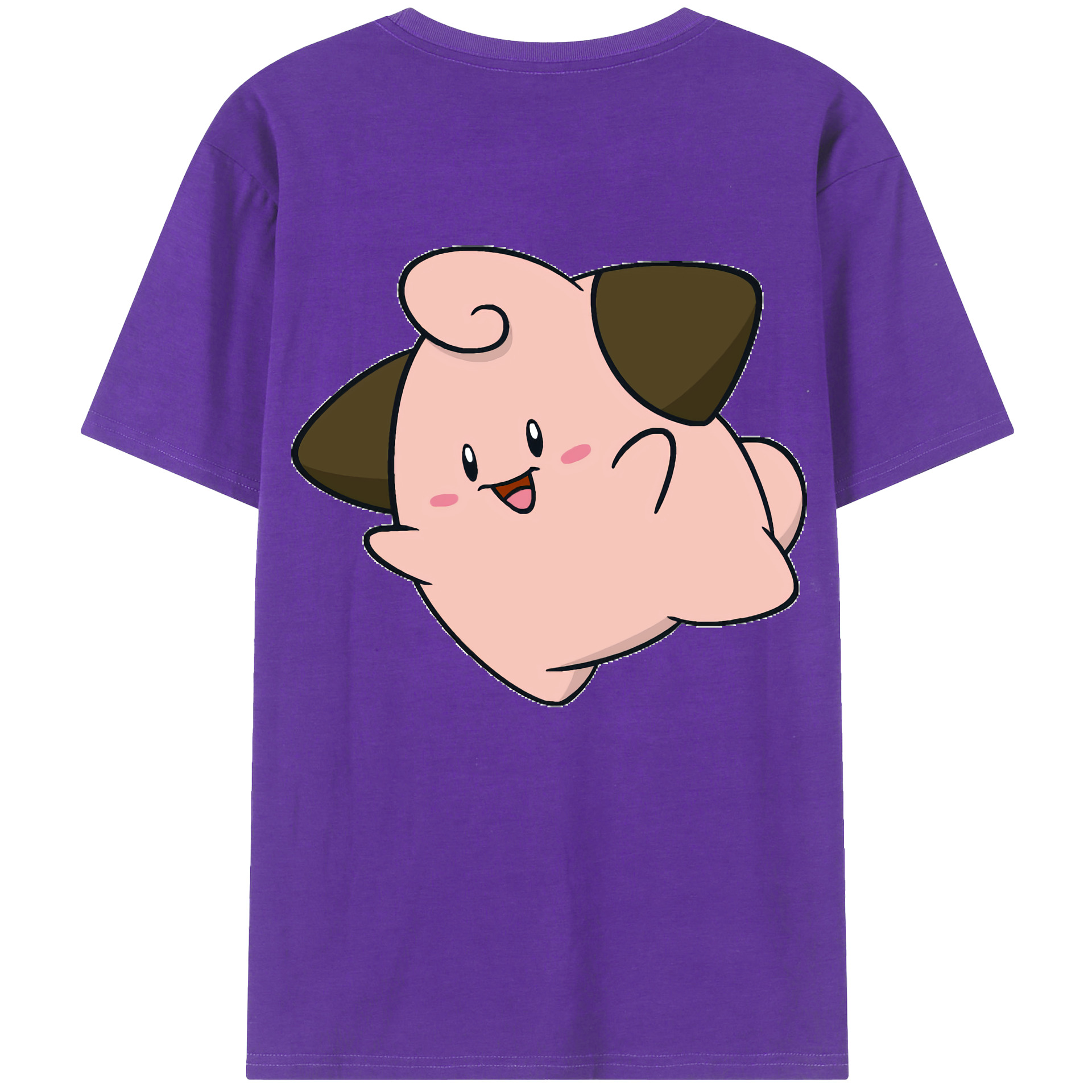 （画像用） ポケットモンスター Pokémon 綿100％半袖Tシャツ（背面プリント）