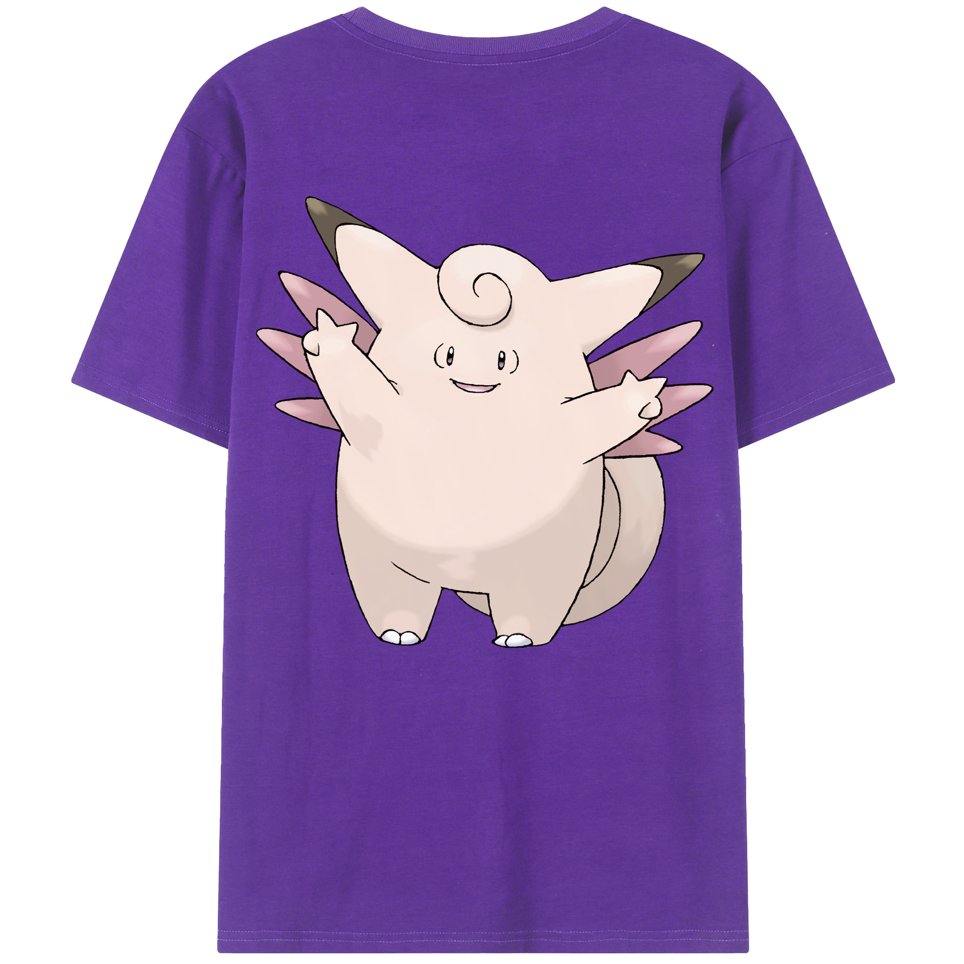 （画像用） ポケットモンスター Pokémon 綿100％半袖Tシャツ（背面プリント）