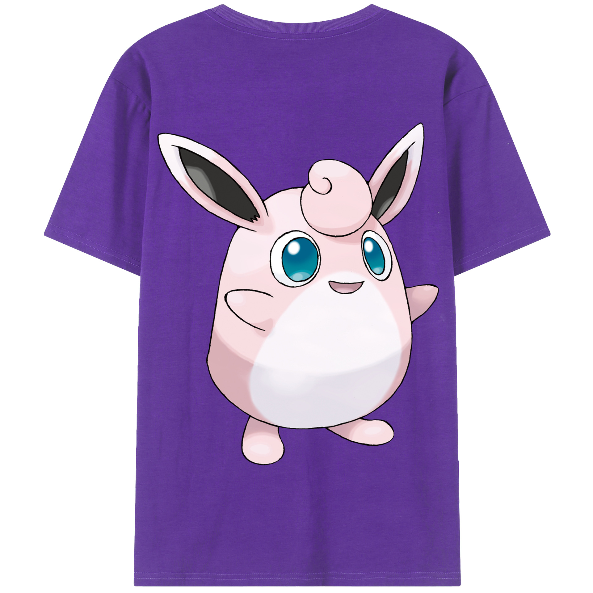 （画像用） ポケットモンスター Pokémon 綿100％半袖Tシャツ（背面プリント）