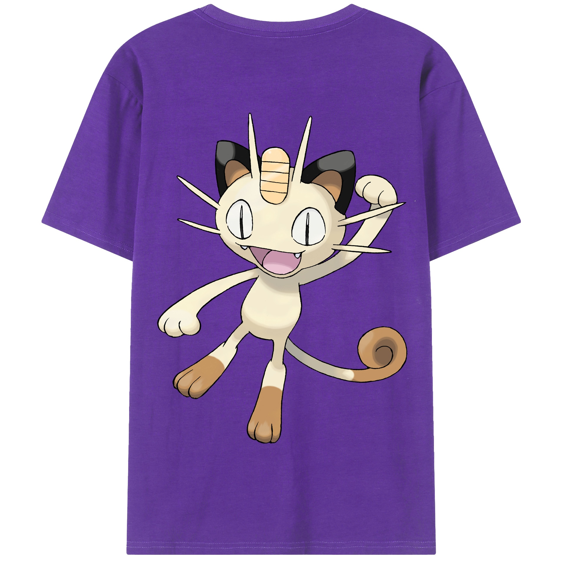 （画像用） ポケットモンスター Pokémon 綿100％半袖Tシャツ（背面プリント）