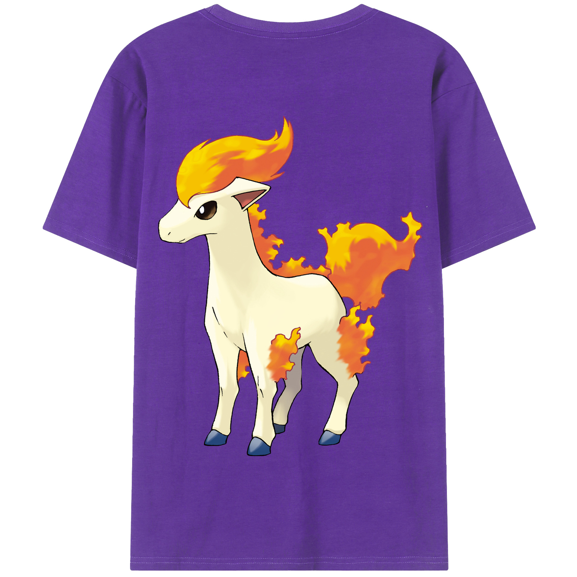 （画像用） ポケットモンスター Pokémon 綿100％半袖Tシャツ（背面プリント）