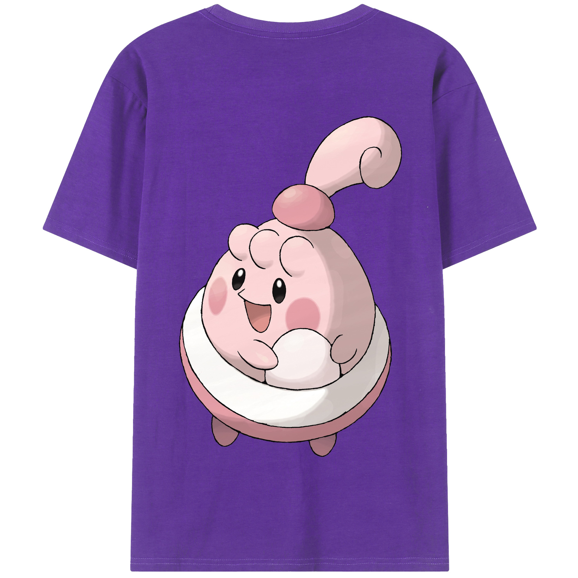 （画像用） ポケットモンスター Pokémon 綿100％半袖Tシャツ（背面プリント）