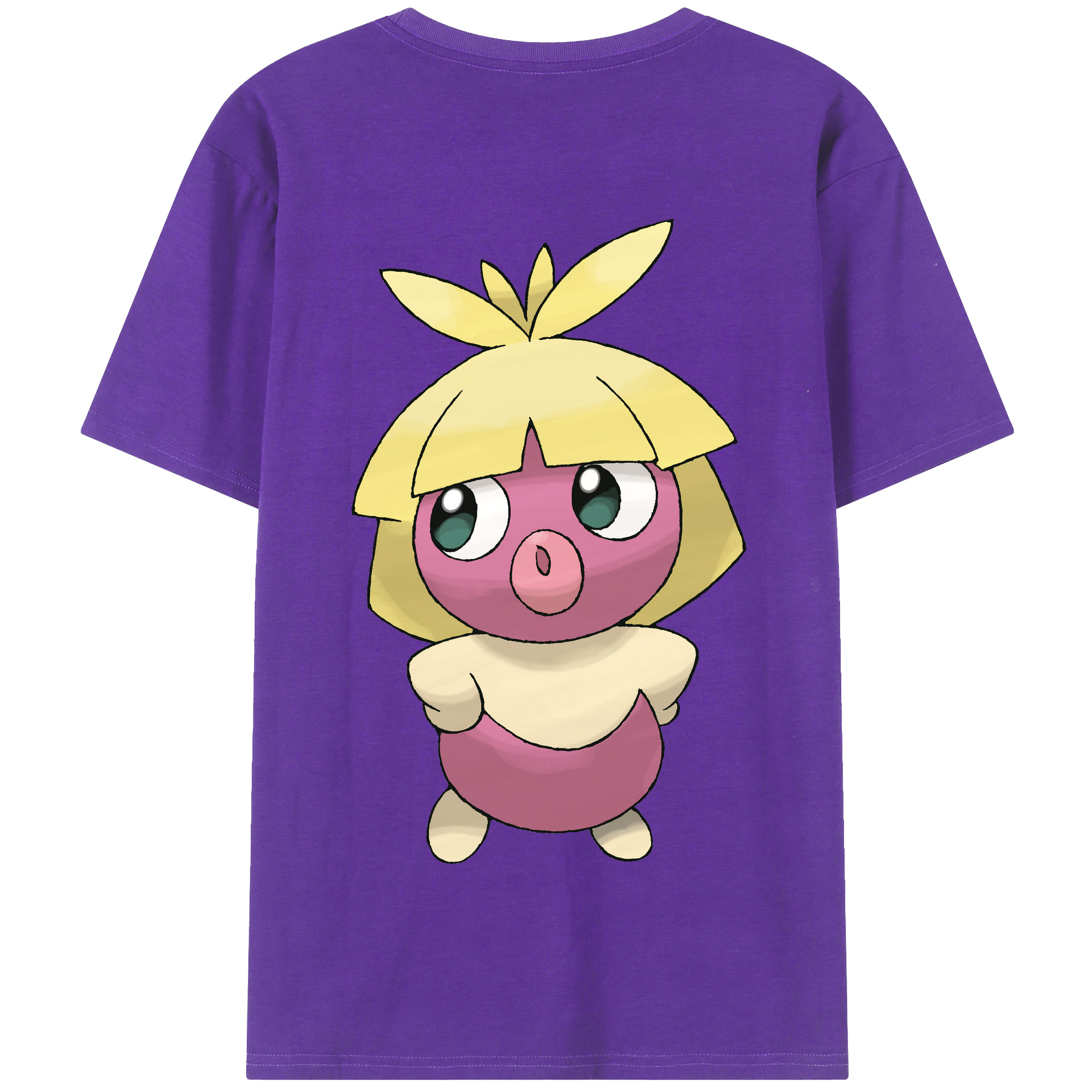 （画像用） ポケットモンスター Pokémon 綿100％半袖Tシャツ（背面プリント）
