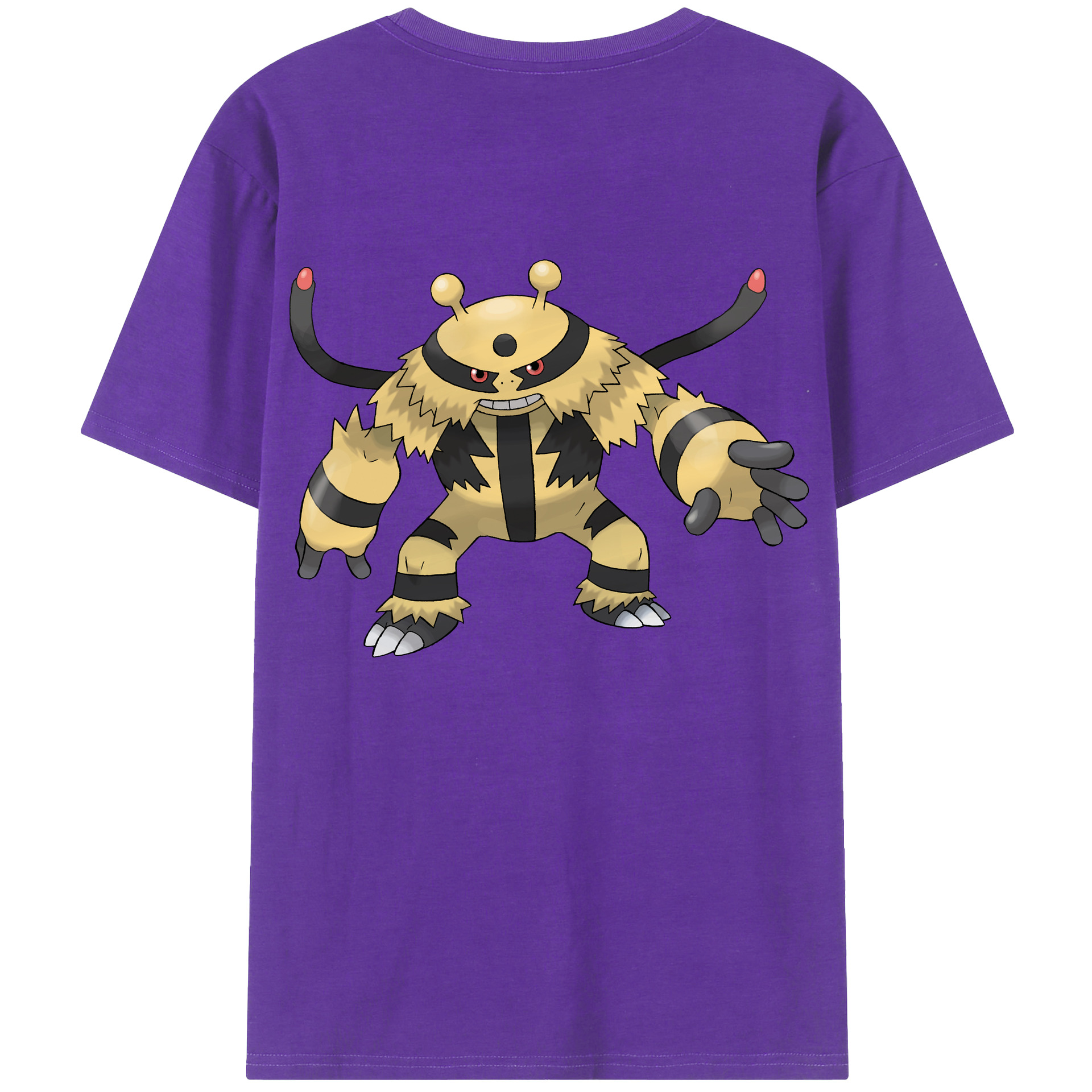 （画像用） ポケットモンスター Pokémon 綿100％半袖Tシャツ（背面プリント）