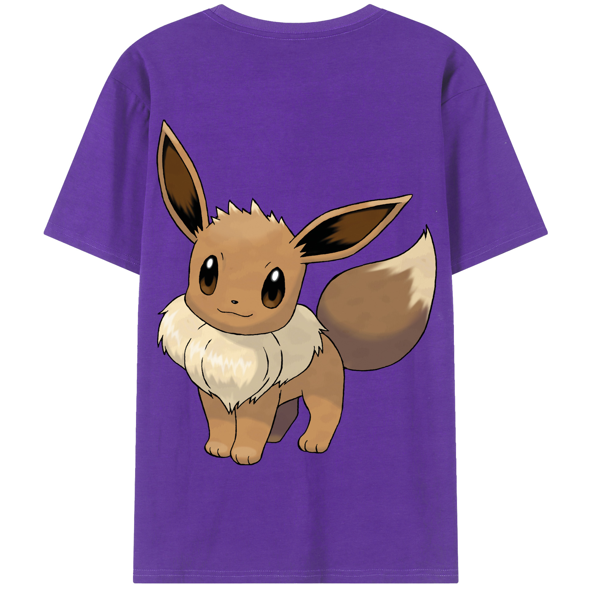 （画像用） ポケットモンスター Pokémon 綿100％半袖Tシャツ（背面プリント）
