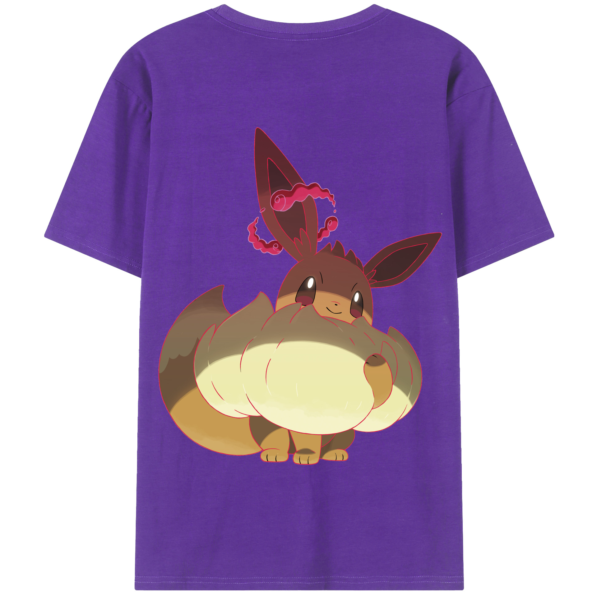 （画像用） ポケットモンスター Pokémon 綿100％半袖Tシャツ（背面プリント）