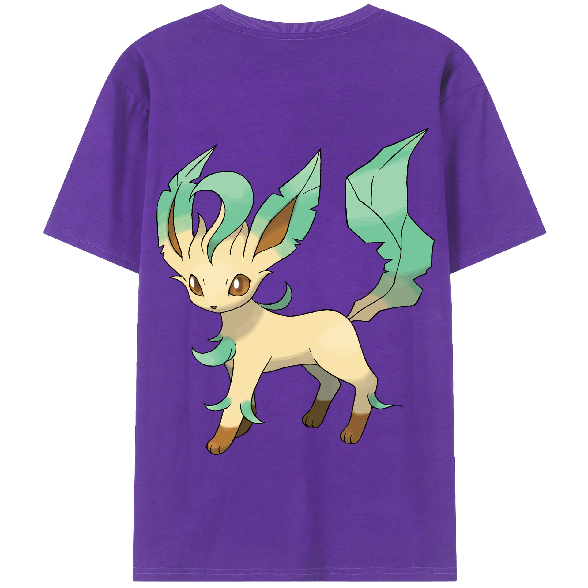 （画像用） ポケットモンスター Pokémon 綿100％半袖Tシャツ（背面プリント）