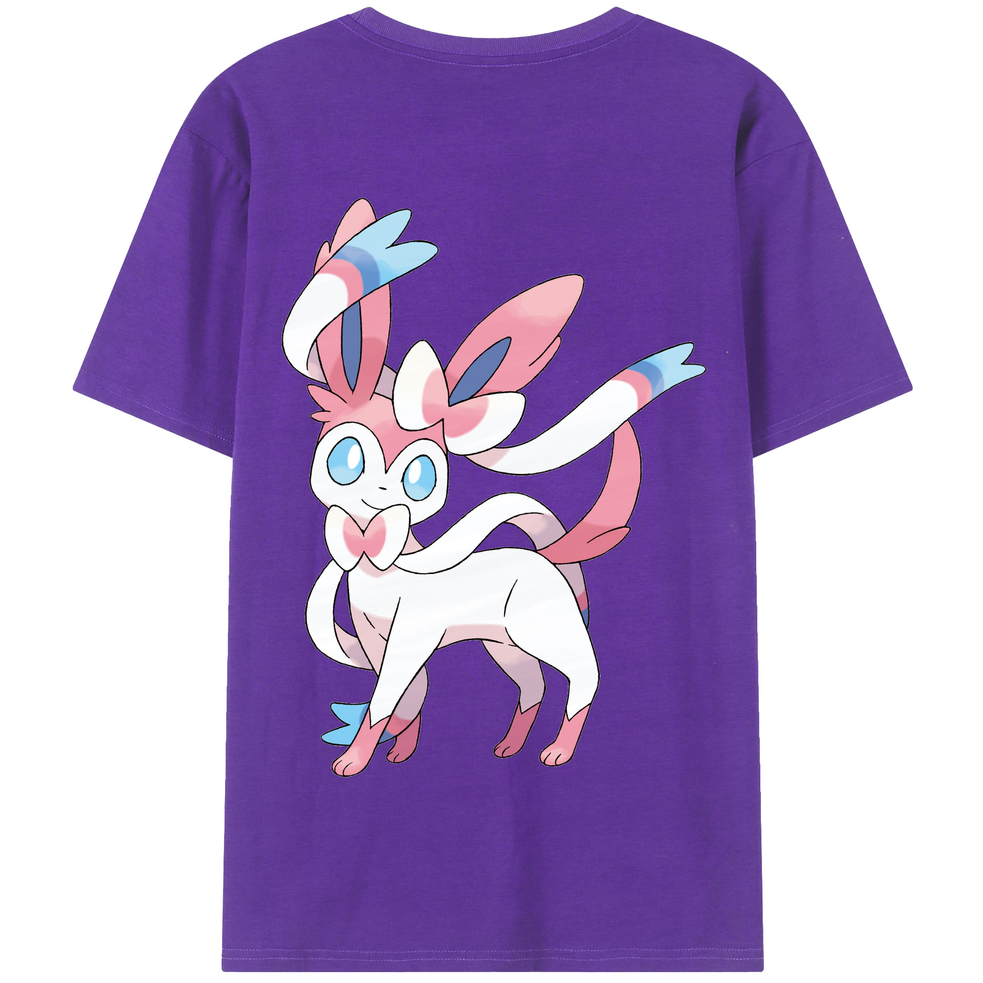 （画像用） ポケットモンスター Pokémon 綿100％半袖Tシャツ（背面プリント）