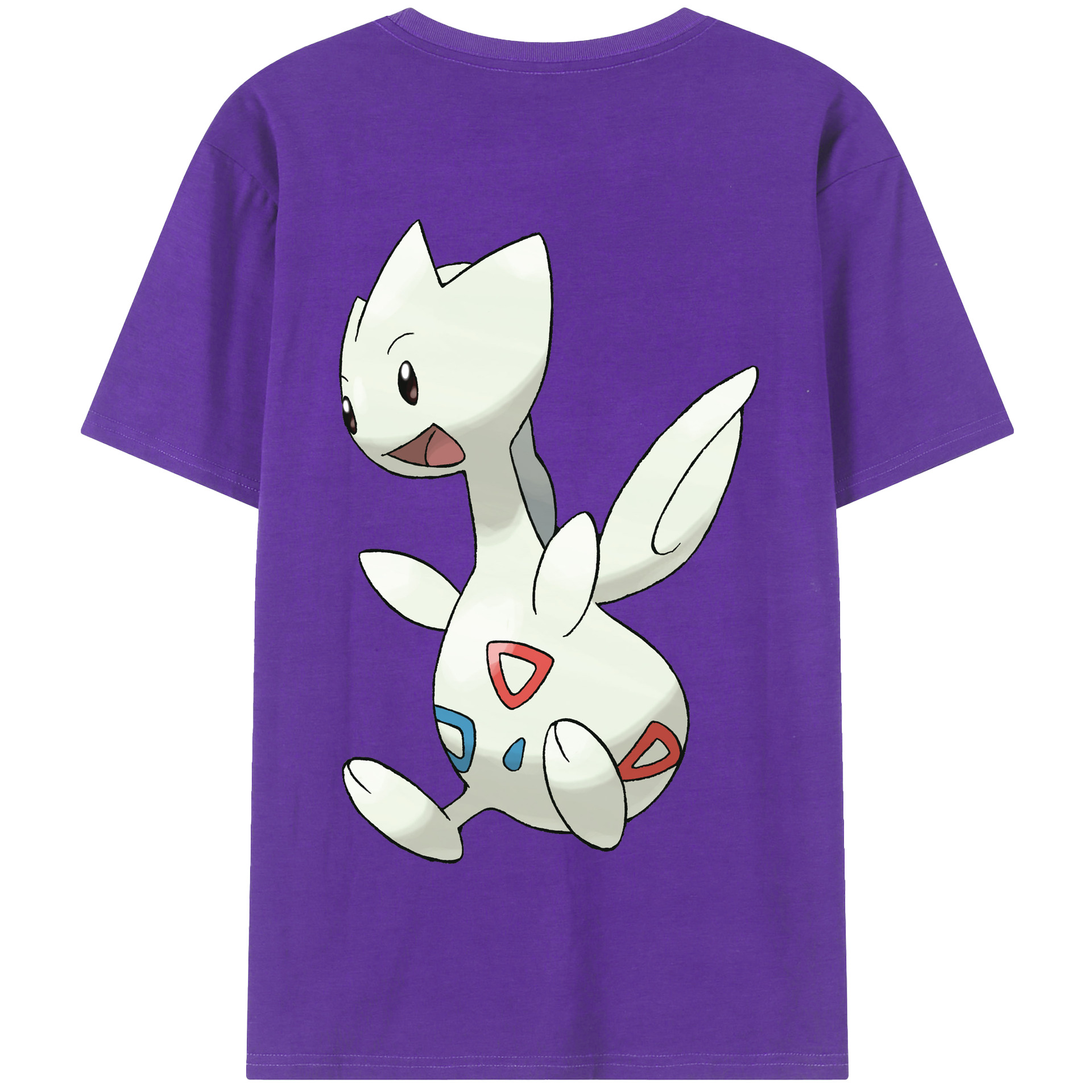 （画像用） ポケットモンスター Pokémon 綿100％半袖Tシャツ（背面プリント）