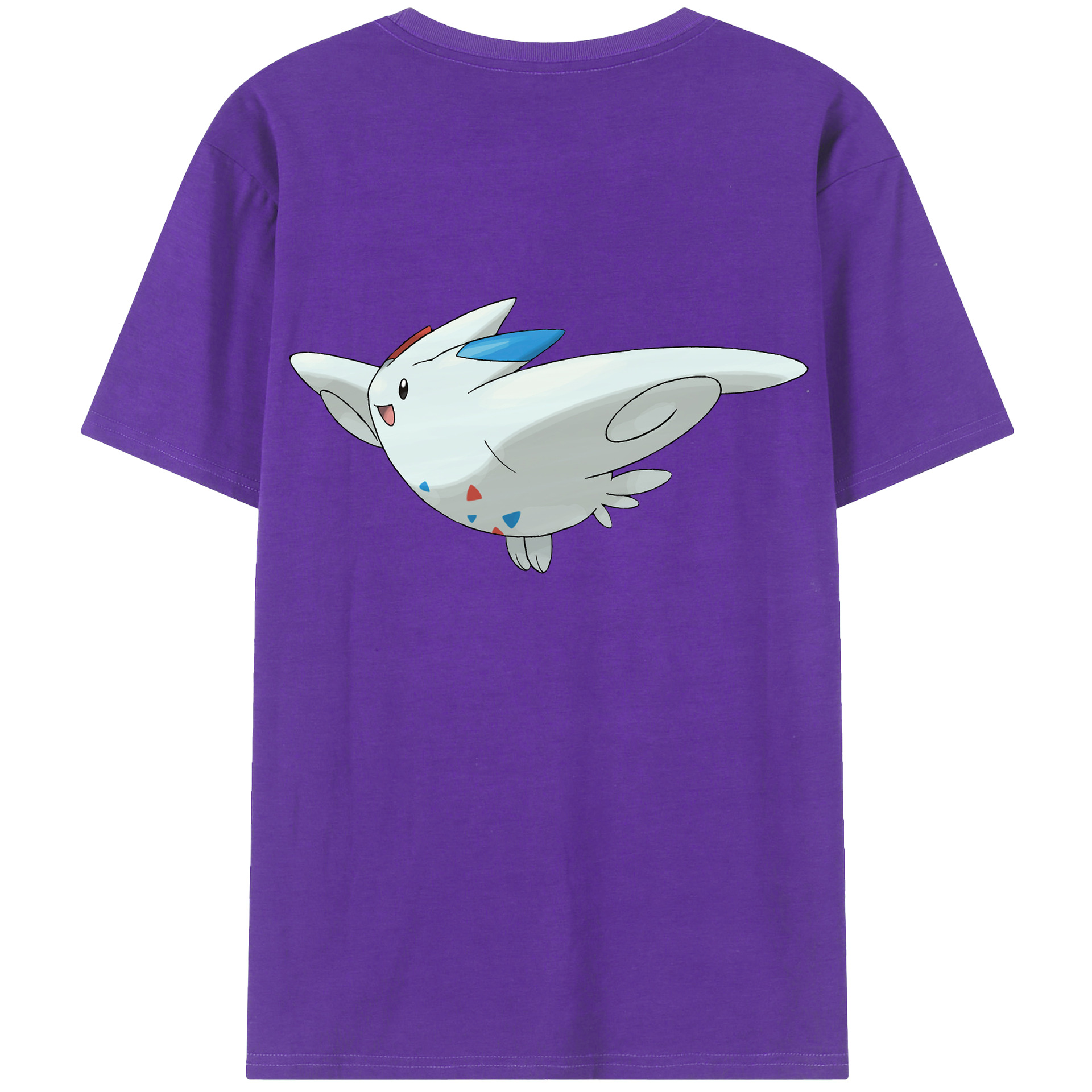 （画像用） ポケットモンスター Pokémon 綿100％半袖Tシャツ（背面プリント）