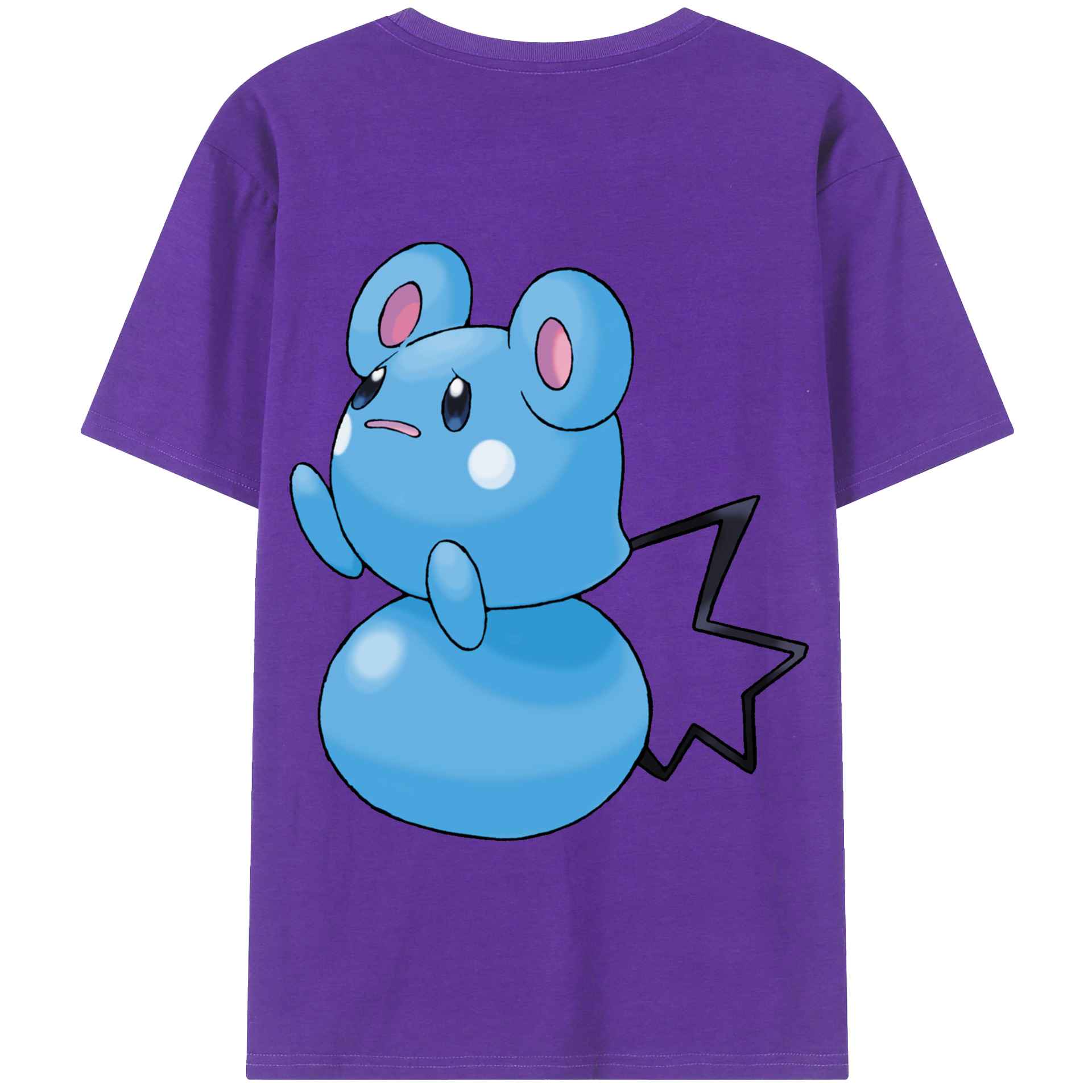（画像用） ポケットモンスター Pokémon 綿100％半袖Tシャツ（背面プリント）
