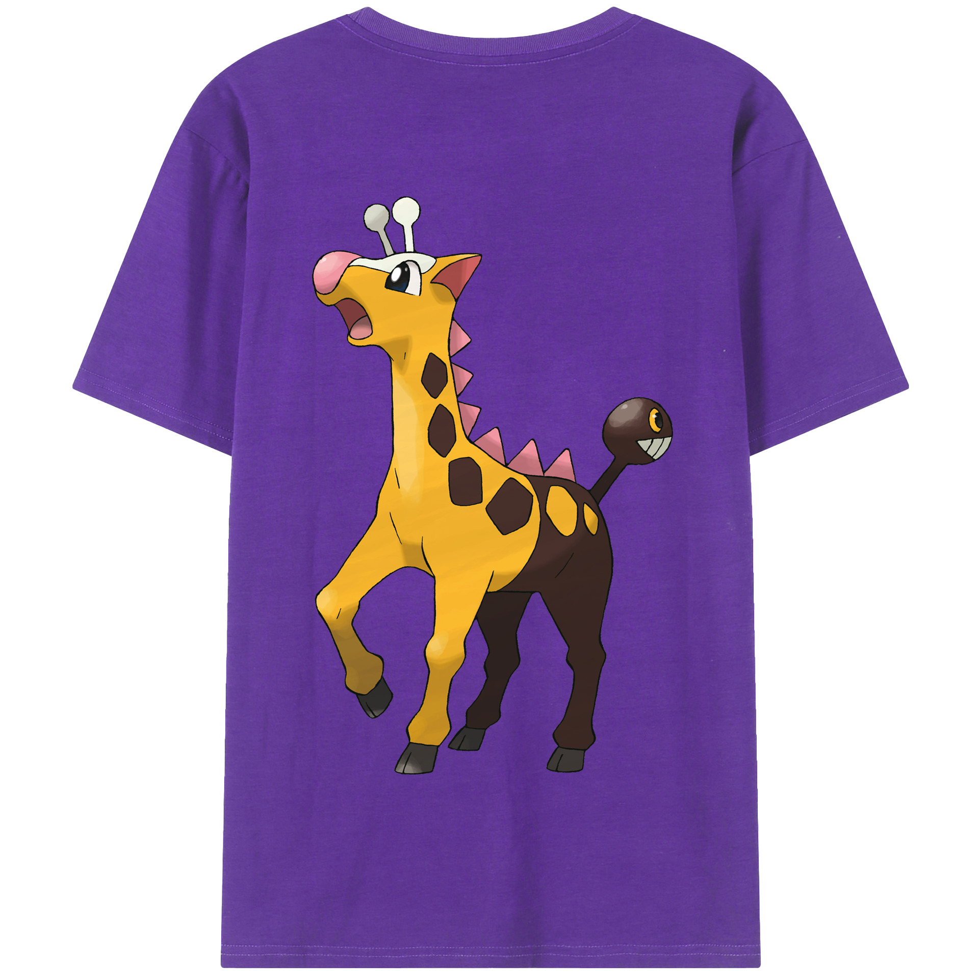 （画像用） ポケットモンスター Pokémon 綿100％半袖Tシャツ（背面プリント）