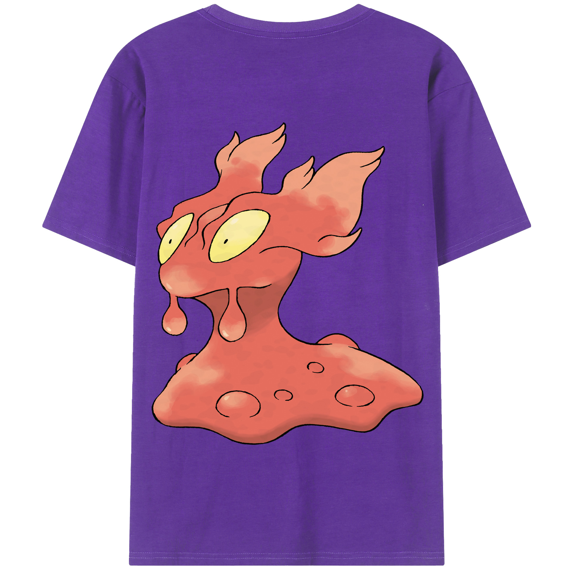 （画像用） ポケットモンスター Pokémon 綿100％半袖Tシャツ（背面プリント）