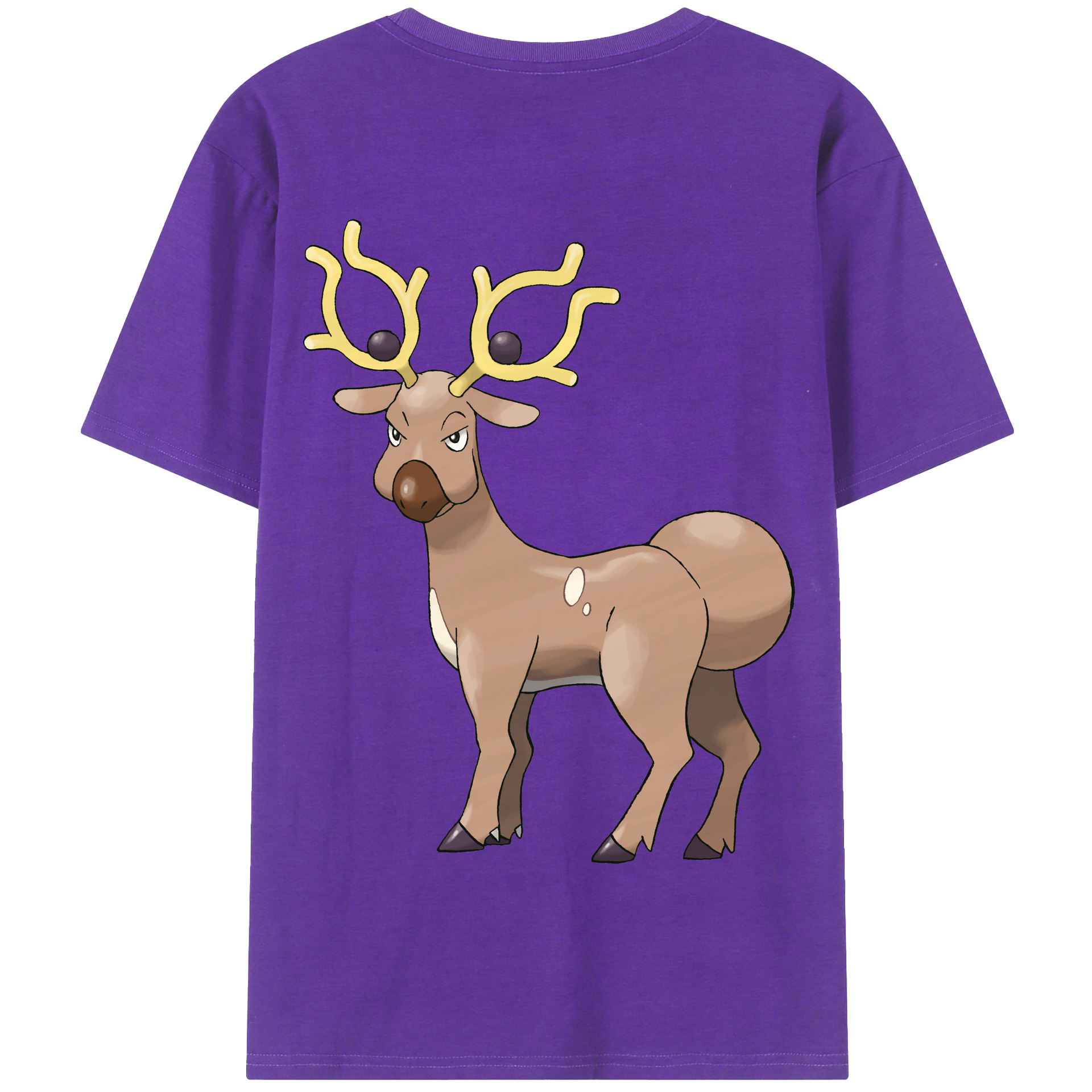 （画像用） ポケットモンスター Pokémon 綿100％半袖Tシャツ（背面プリント）