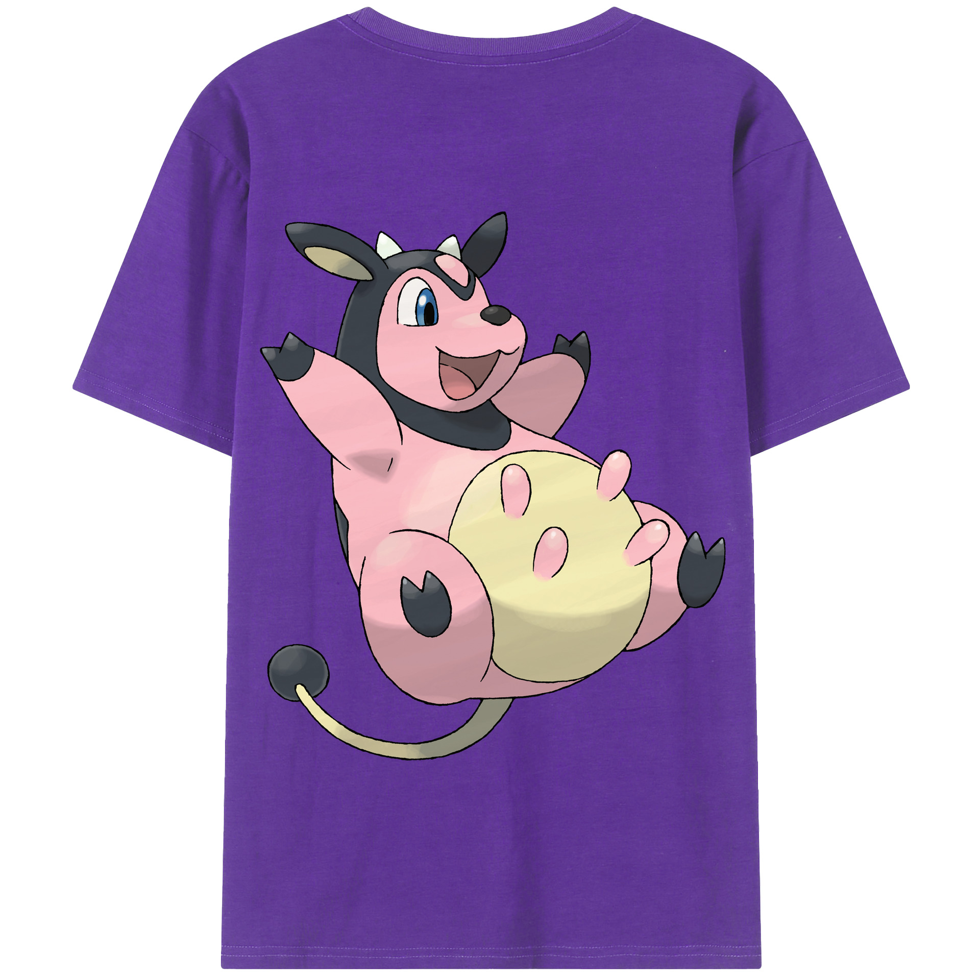 （画像用） ポケットモンスター Pokémon 綿100％半袖Tシャツ（背面プリント）