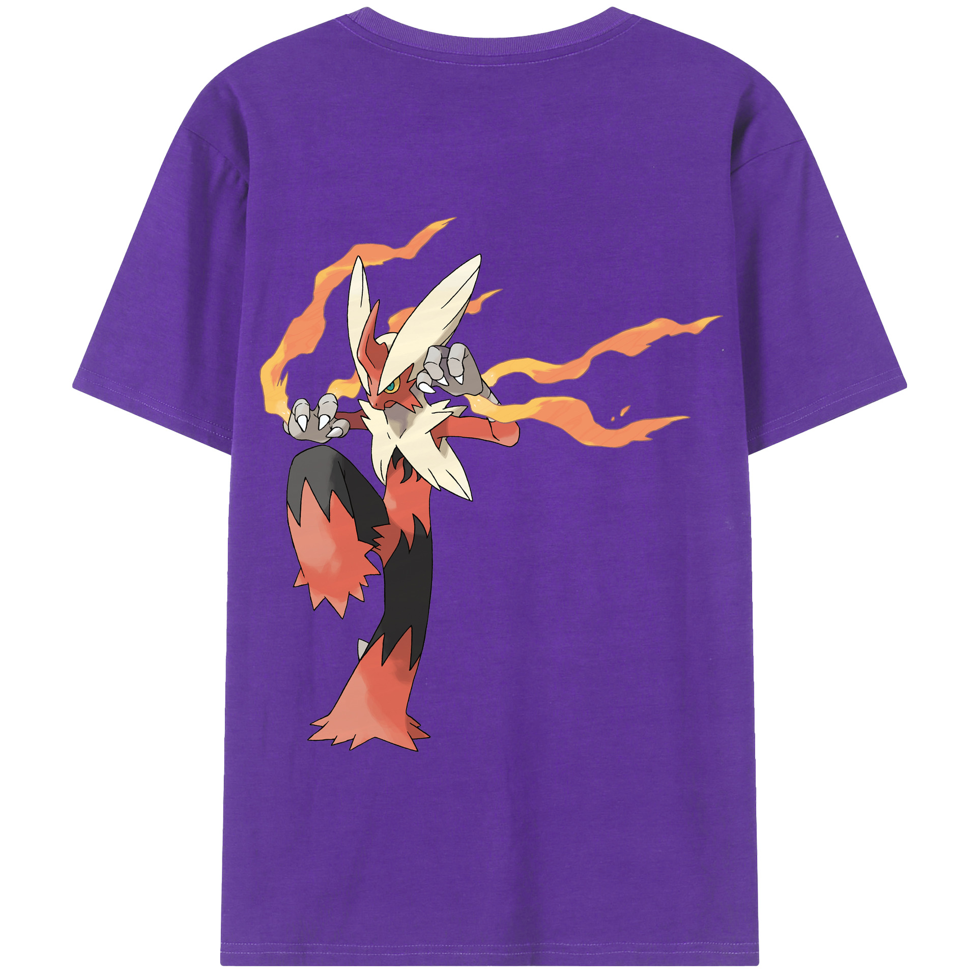 （画像用） ポケットモンスター Pokémon 綿100％半袖Tシャツ（背面プリント）