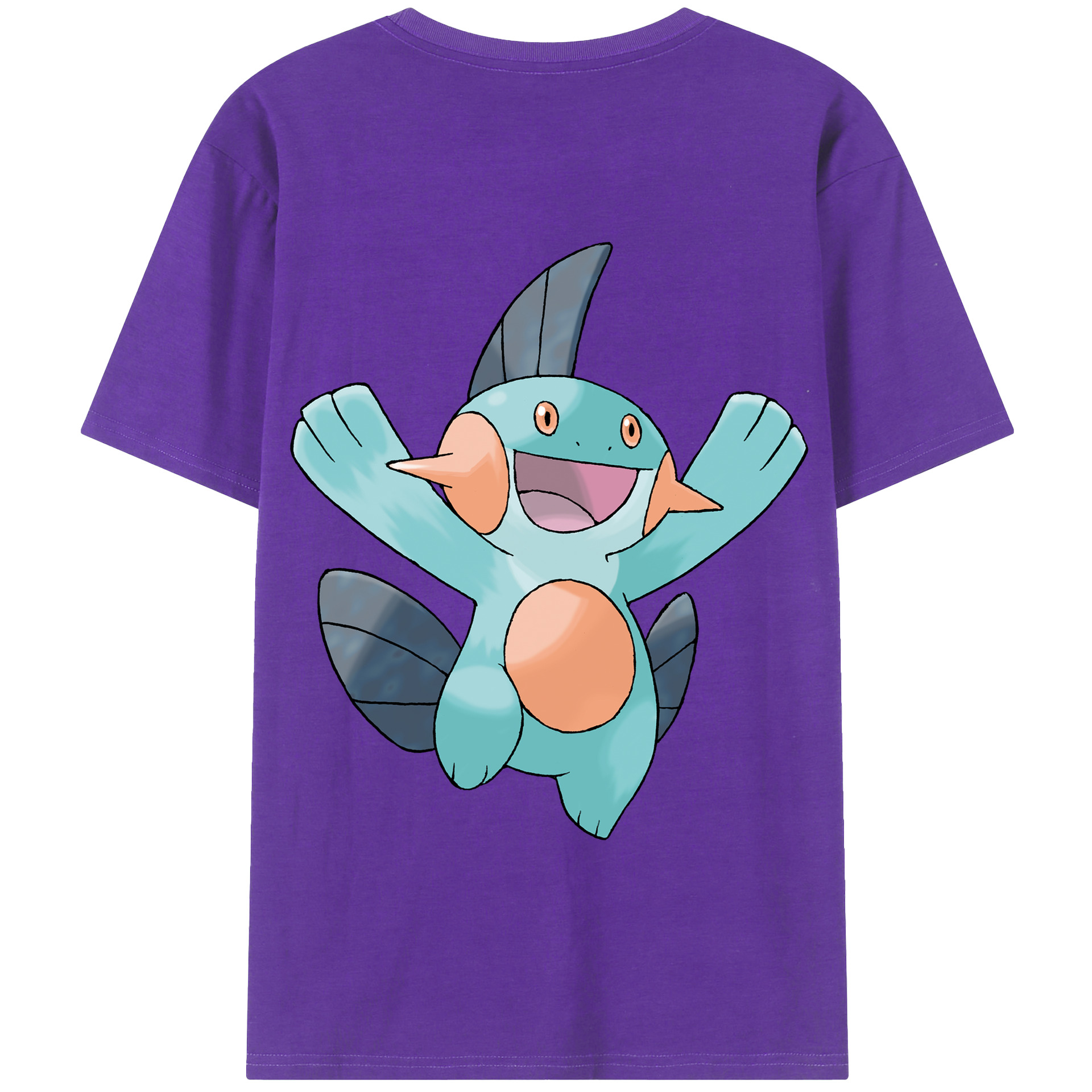 （画像用） ポケットモンスター Pokémon 綿100％半袖Tシャツ（背面プリント）