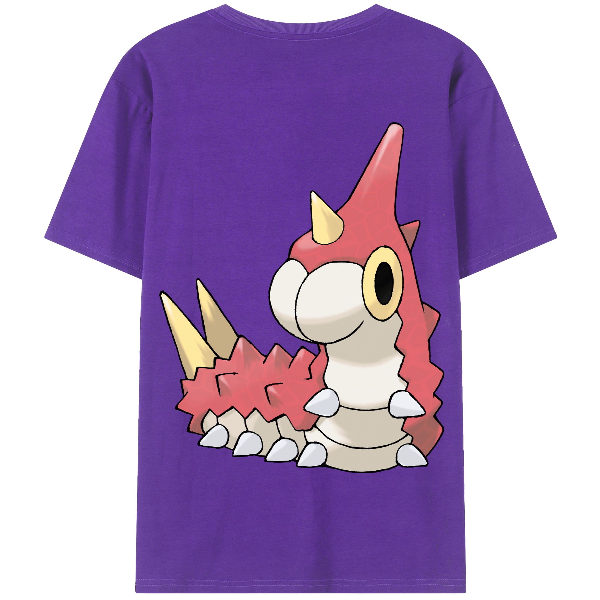 （画像用） ポケットモンスター Pokémon 綿100％半袖Tシャツ（背面プリント）
