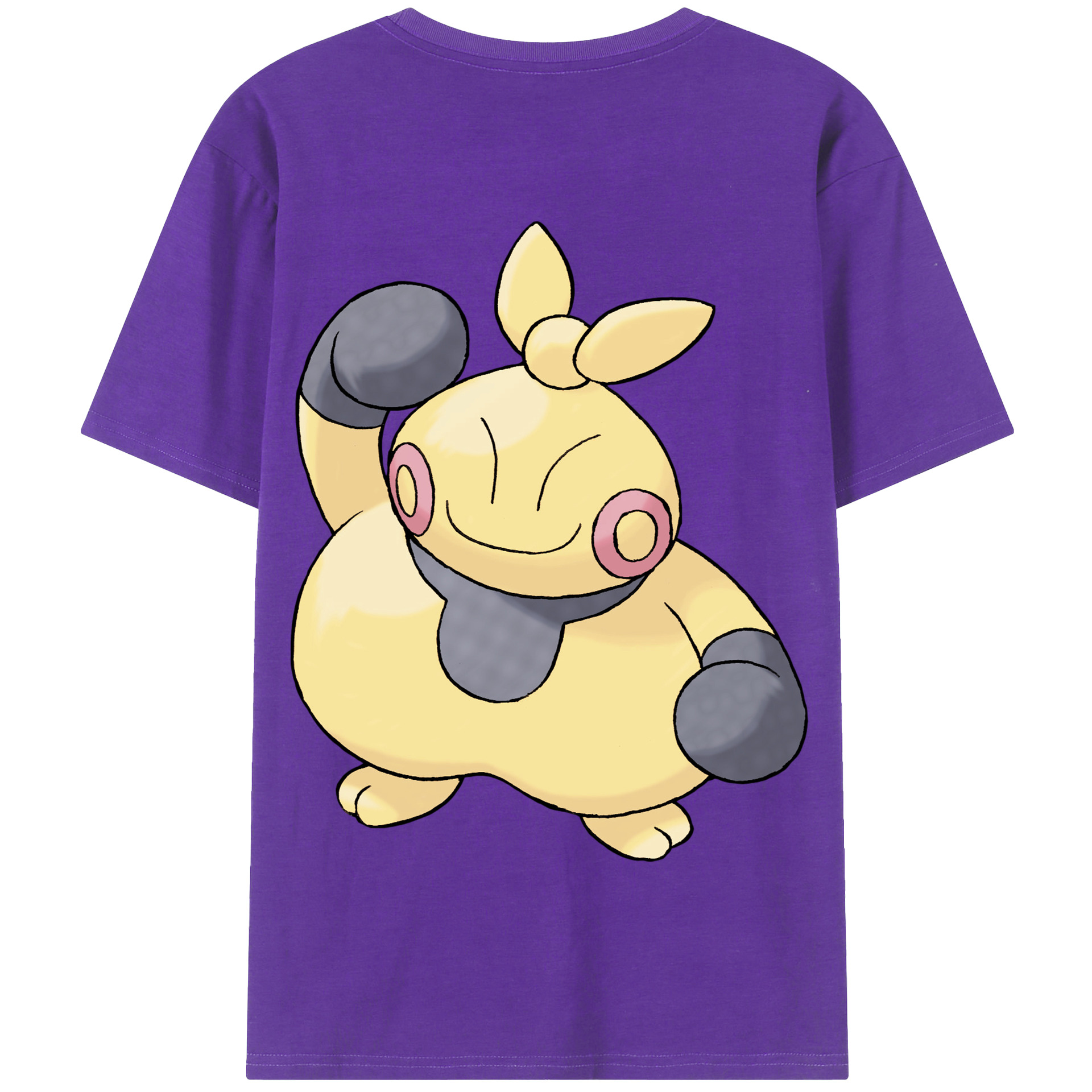 （画像用） ポケットモンスター Pokémon 綿100％半袖Tシャツ（背面プリント）