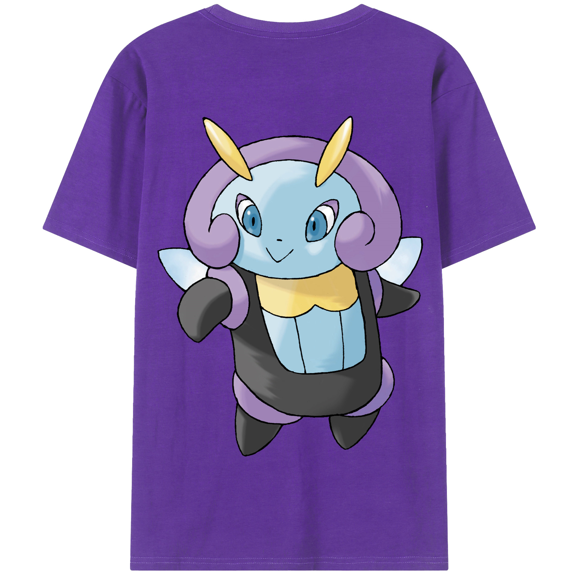 （画像用） ポケットモンスター Pokémon 綿100％半袖Tシャツ（背面プリント）