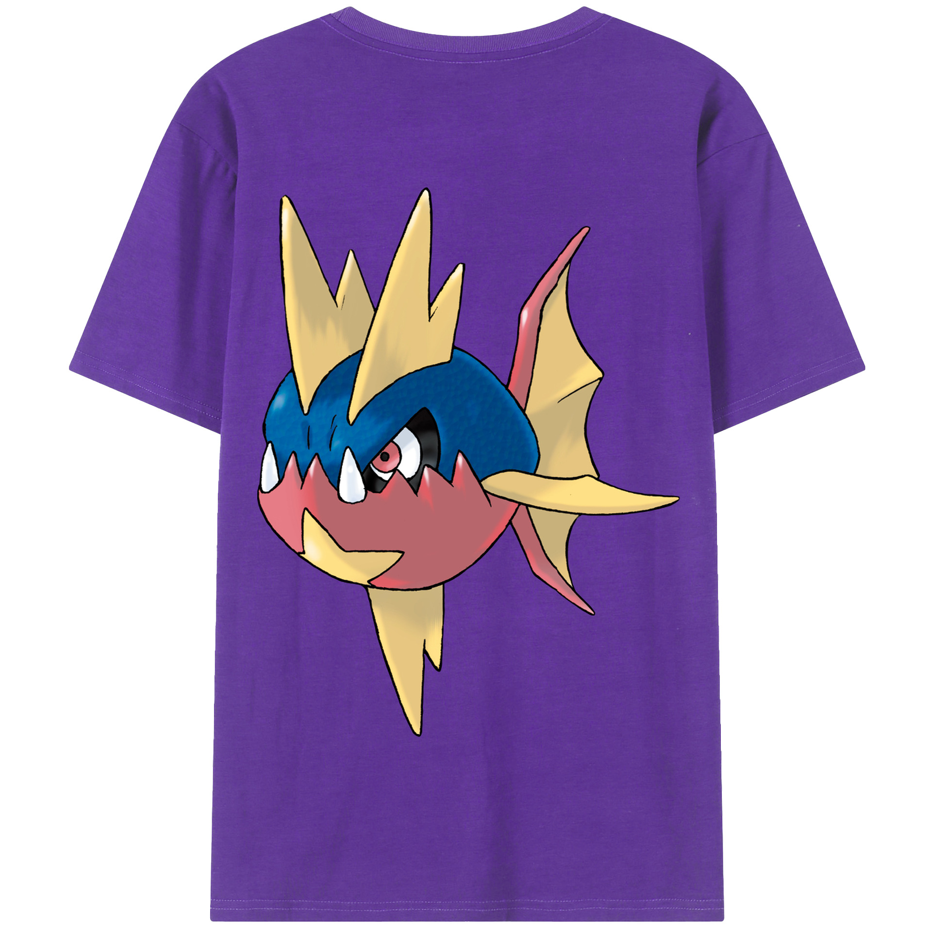 （画像用） ポケットモンスター Pokémon 綿100％半袖Tシャツ（背面プリント）