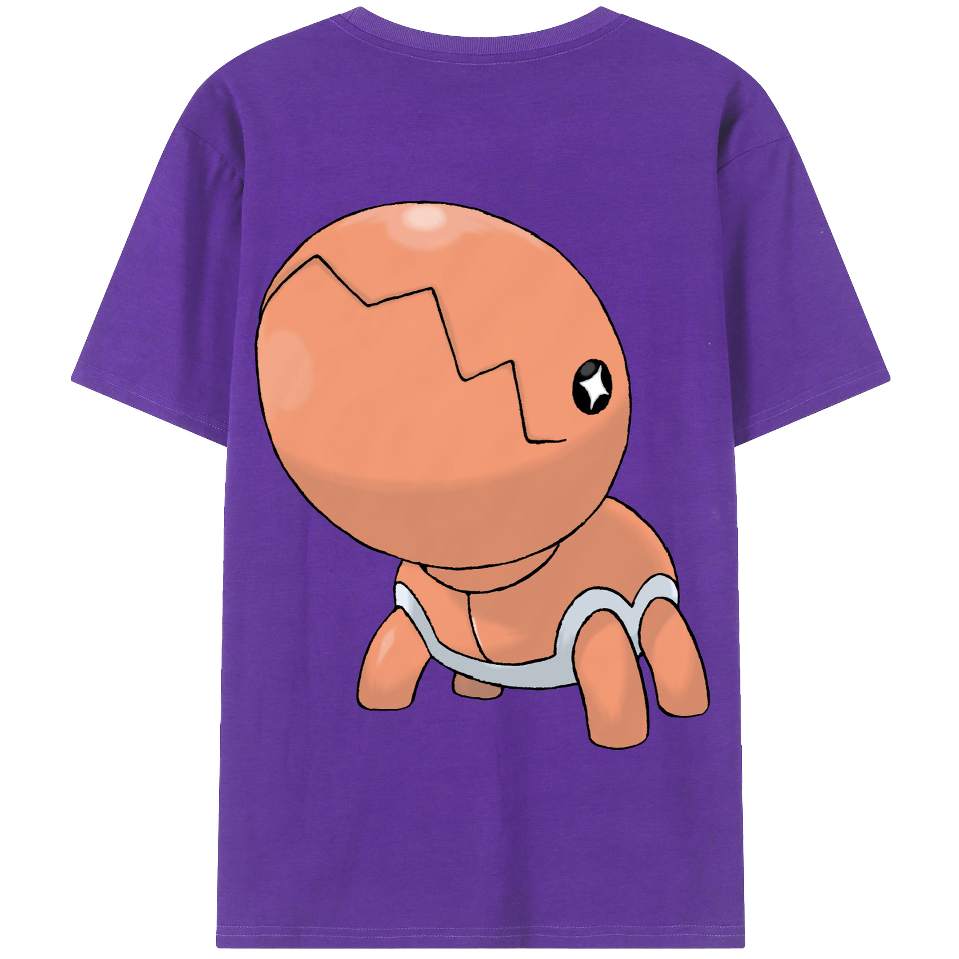 （画像用） ポケットモンスター Pokémon 綿100％半袖Tシャツ（背面プリント）