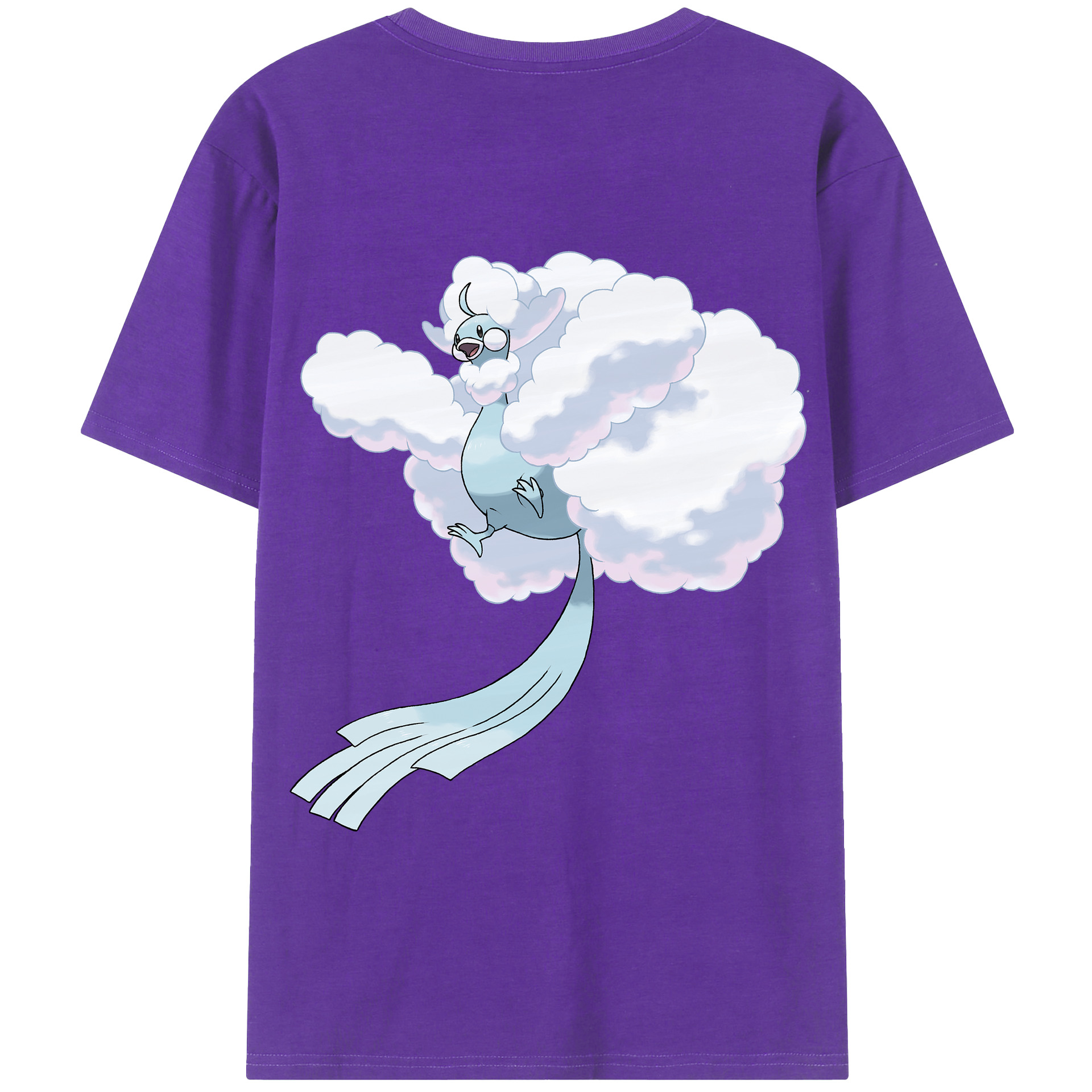 （画像用） ポケットモンスター Pokémon 綿100％半袖Tシャツ（背面プリント）
