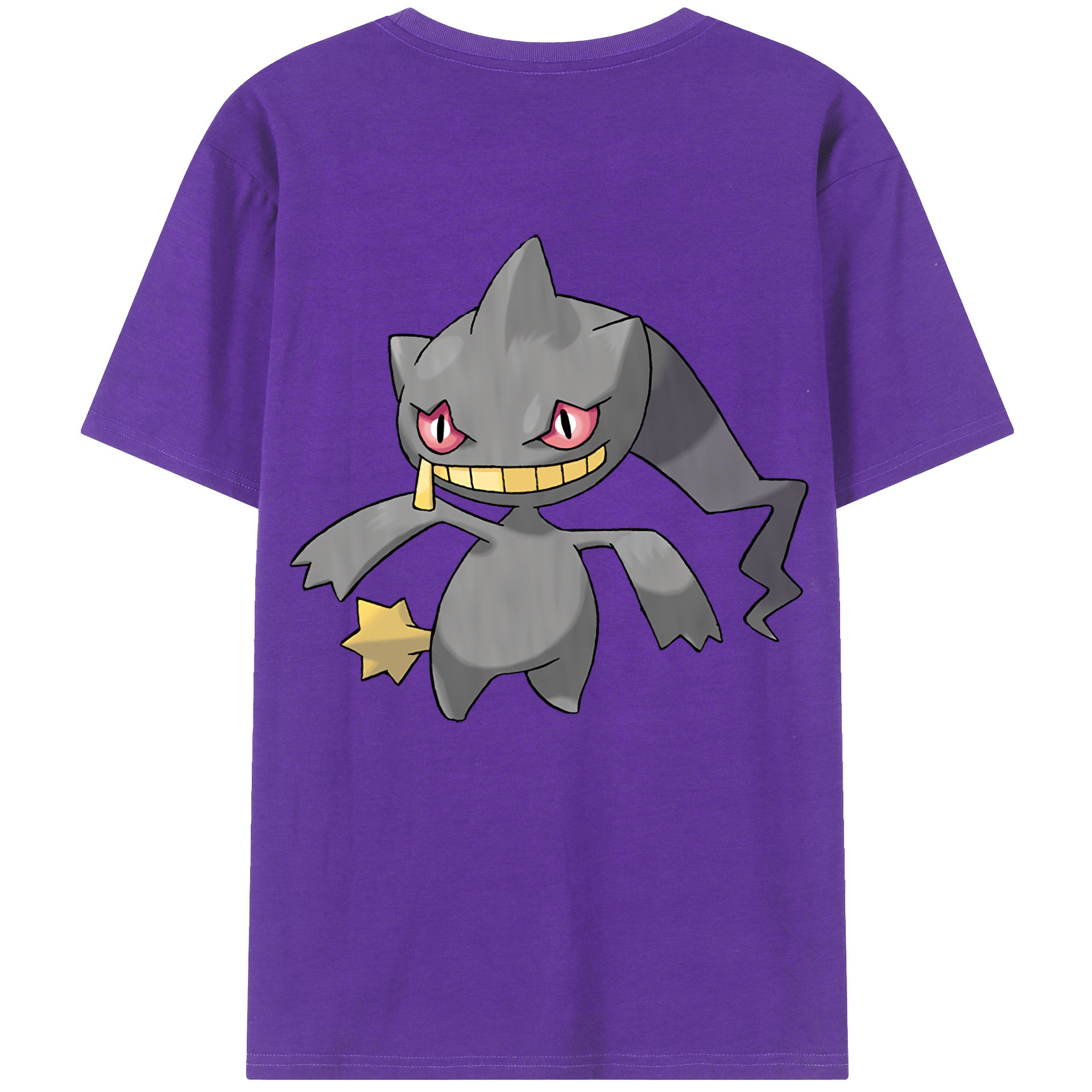 （画像用） ポケットモンスター Pokémon 綿100％半袖Tシャツ（背面プリント）